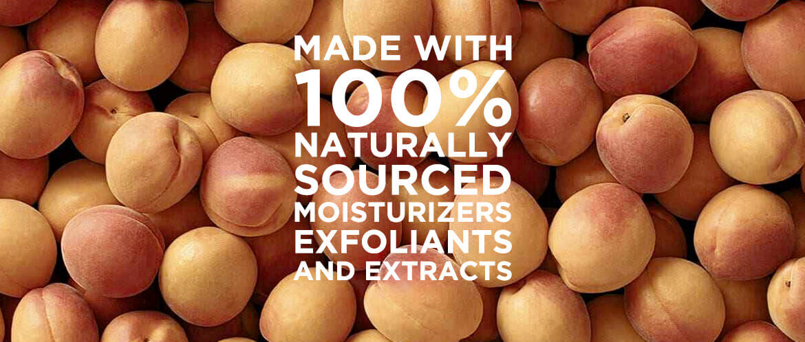 100% Naturally Sourced Moisturizers, Exfoliants, and Extracts