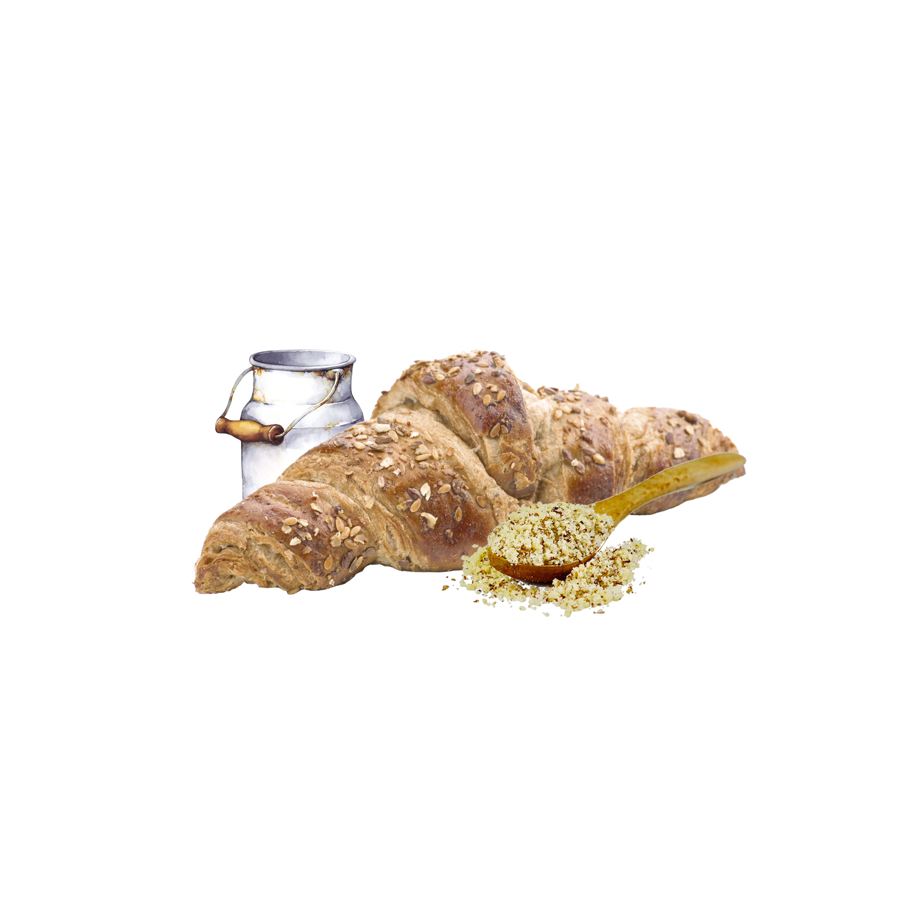 Croissant ai cereali