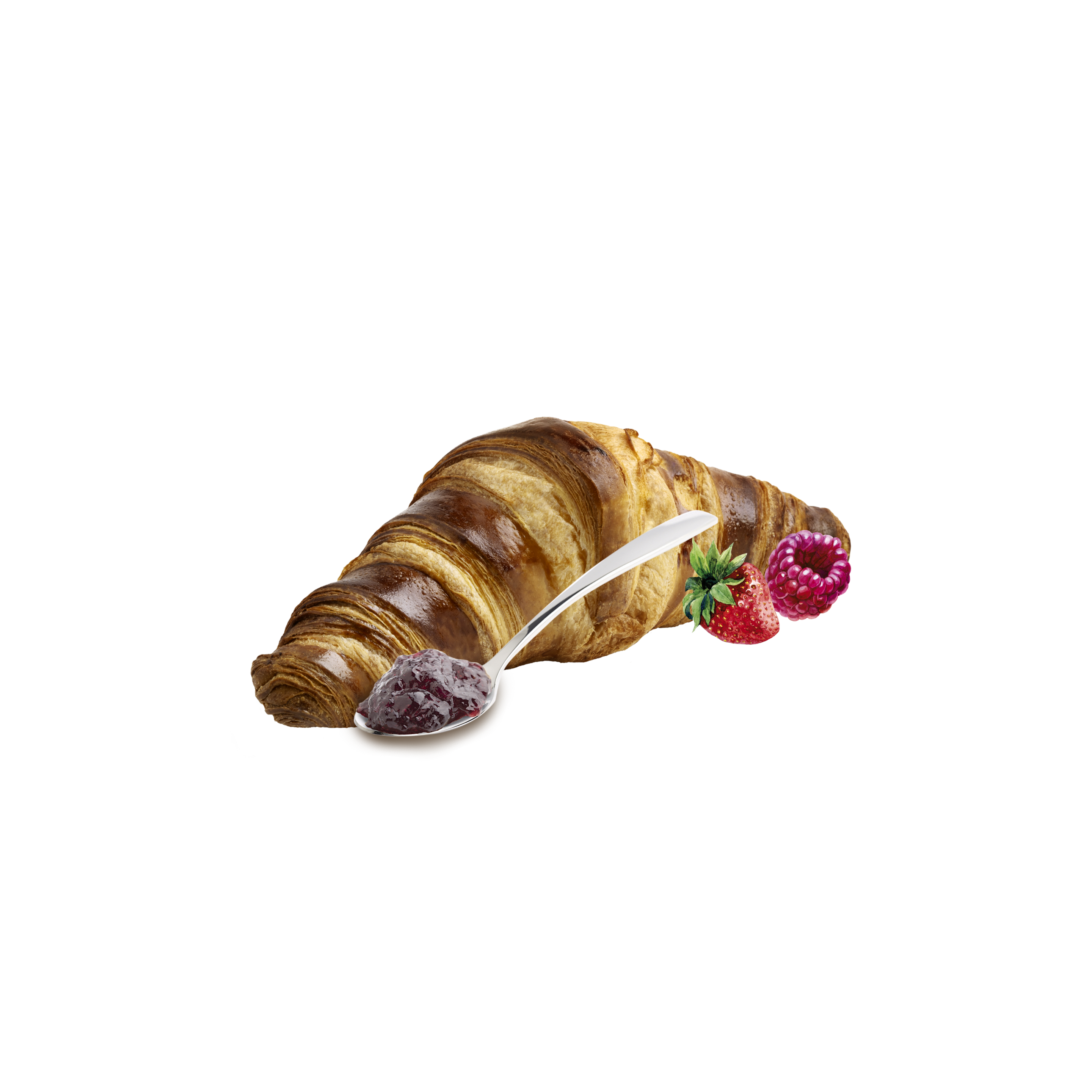 Croissant con confettura