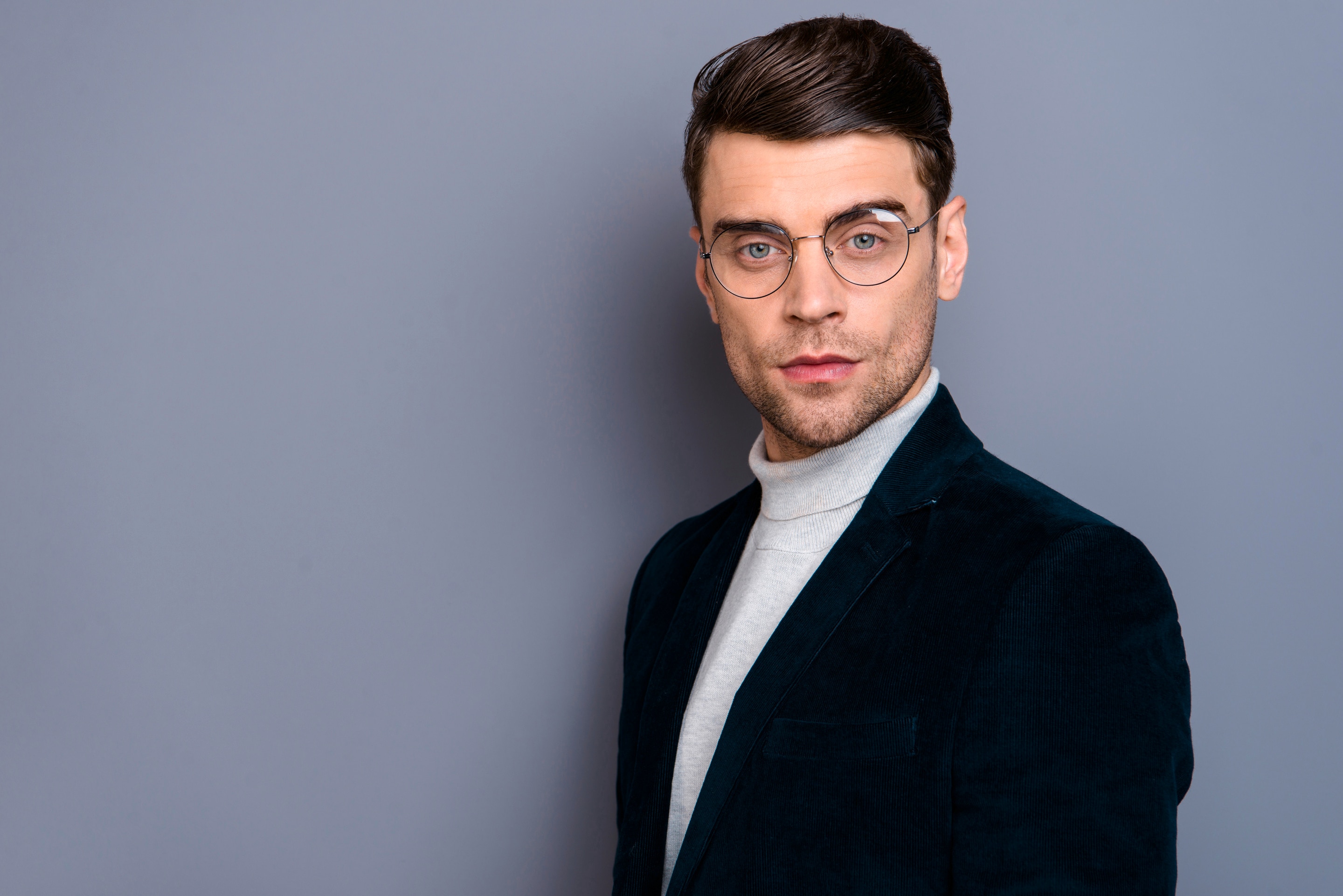 The Slicked-Back Short Quiff