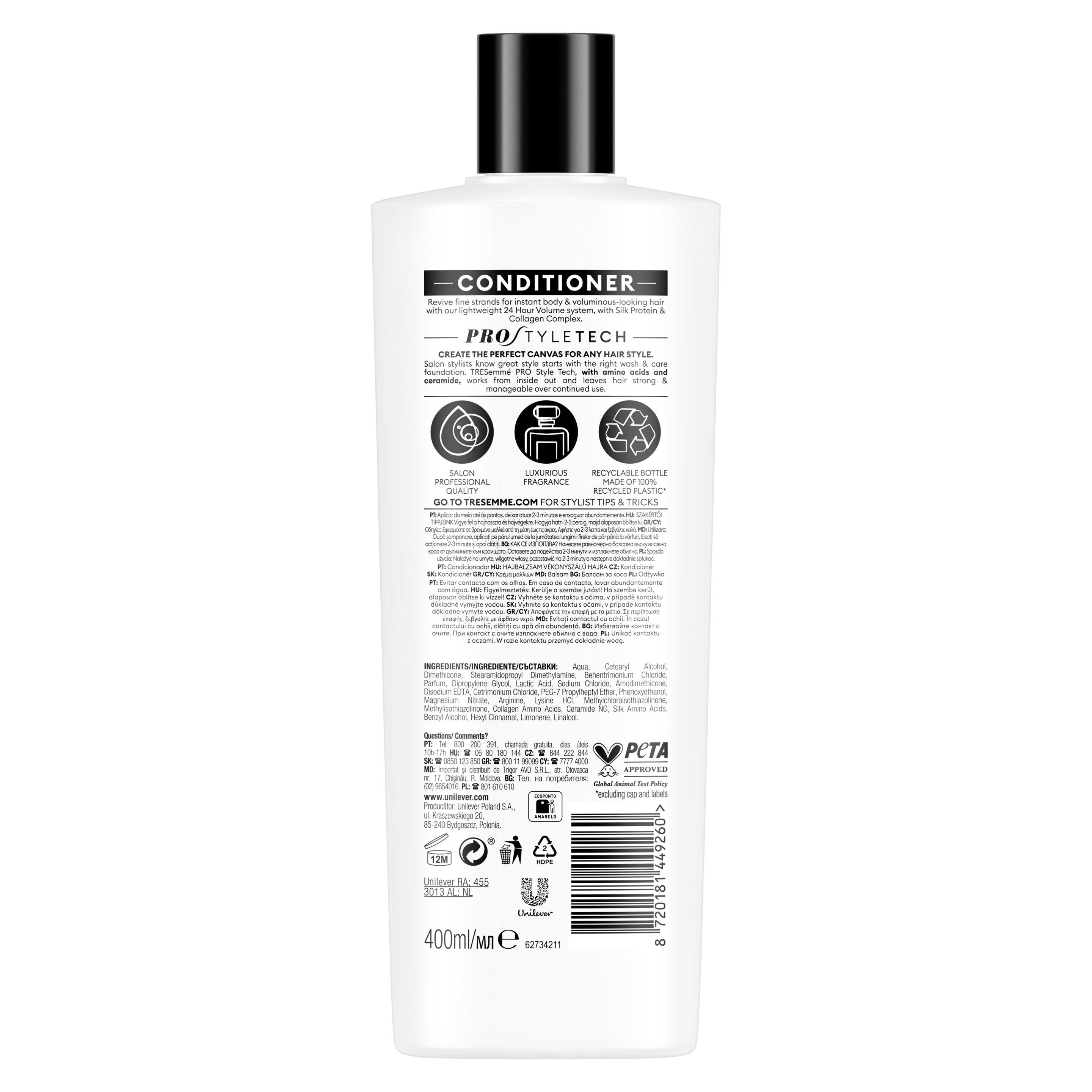 Tresemme Кондиціонер для волосся для надання об'єму Tresemme 24h Volume