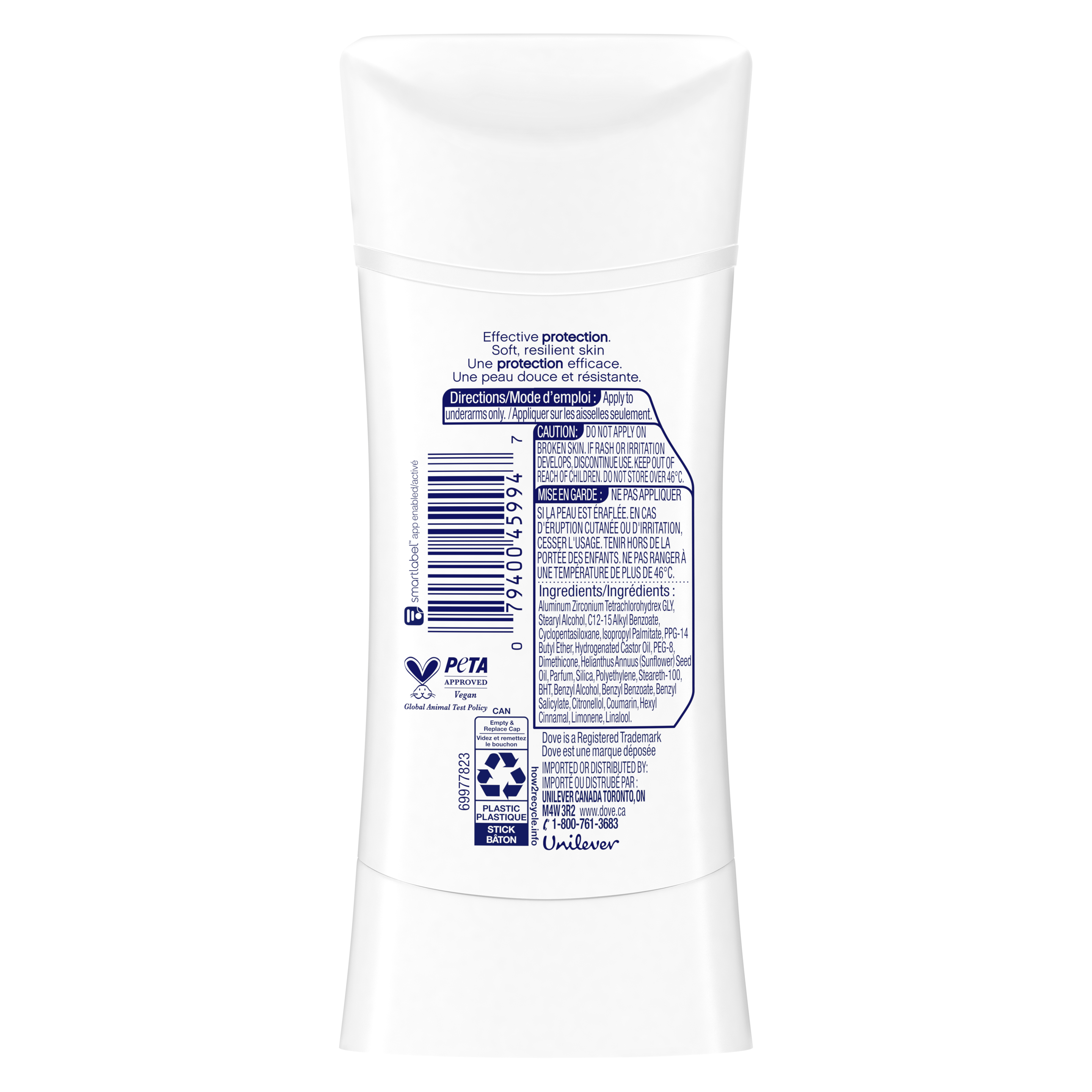 Advanced Care Shea Butter Antiperspirant 74g Back