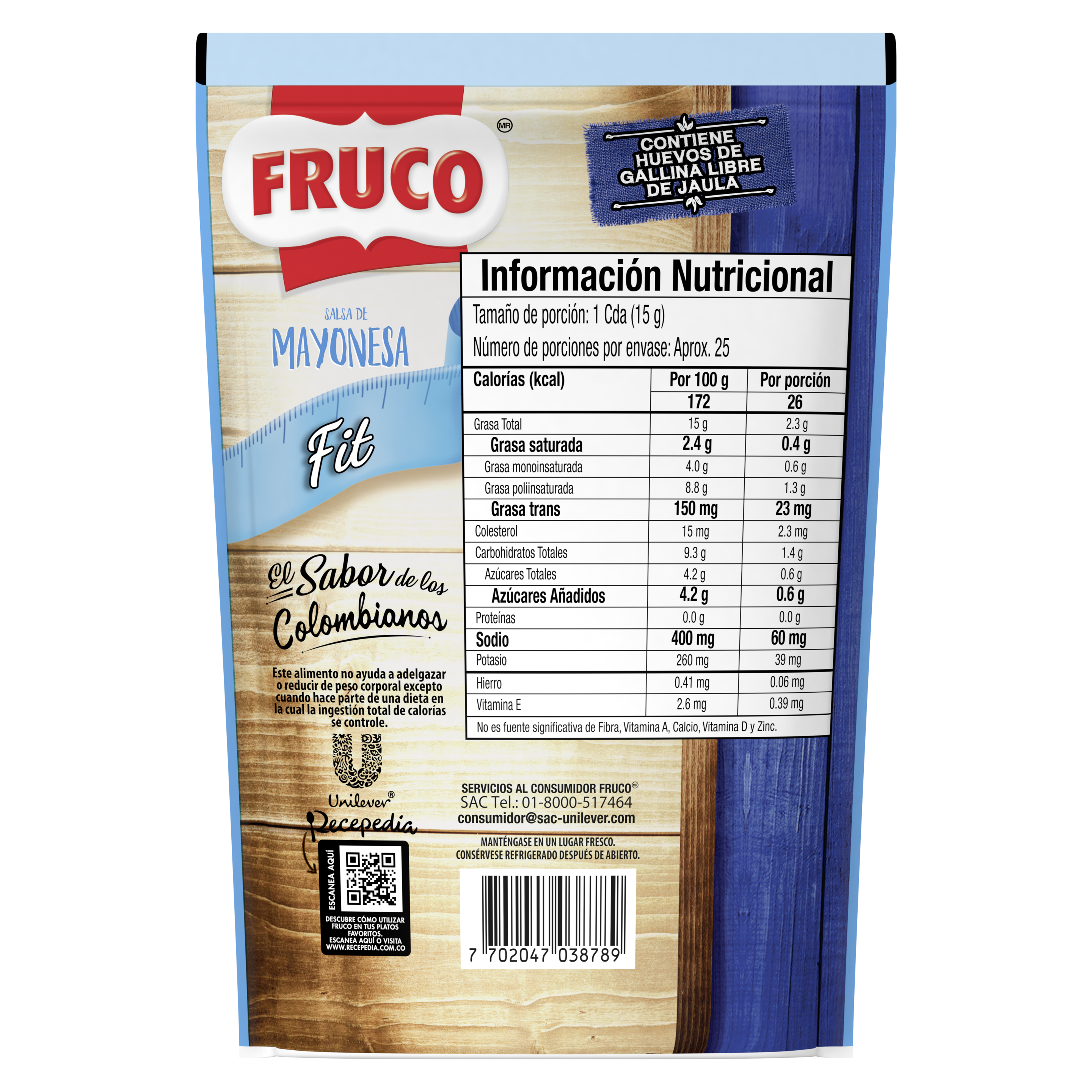Mayonesa Lyte Fruco 380g