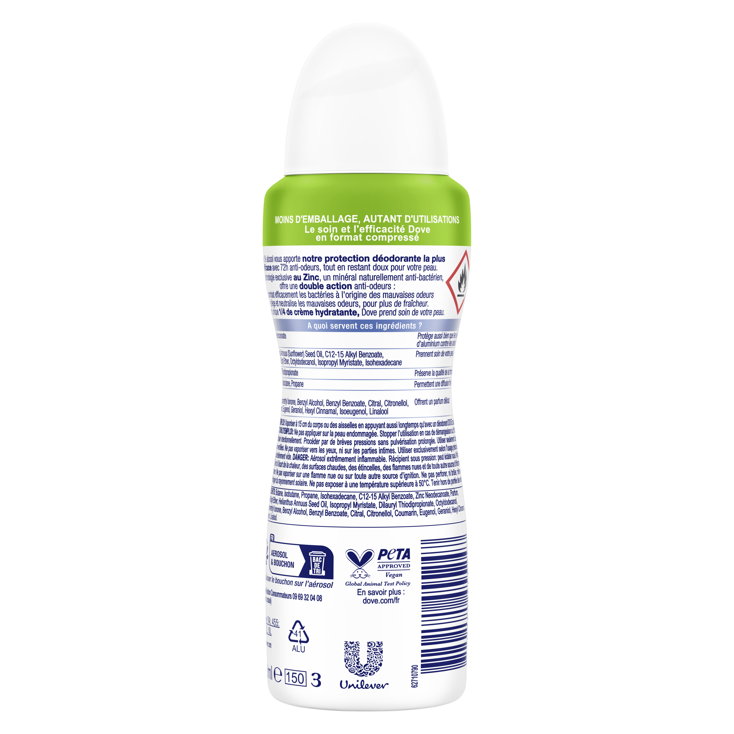 Déodorant Compressé Original 0% Alcool 100ml