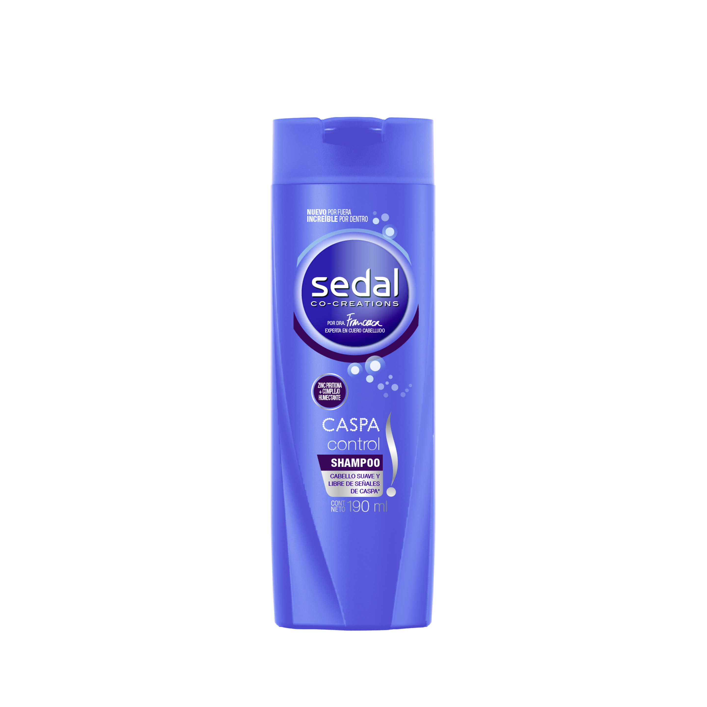 Imagen al frente del paquete Sedal Caspa Control Shampoo 190ml