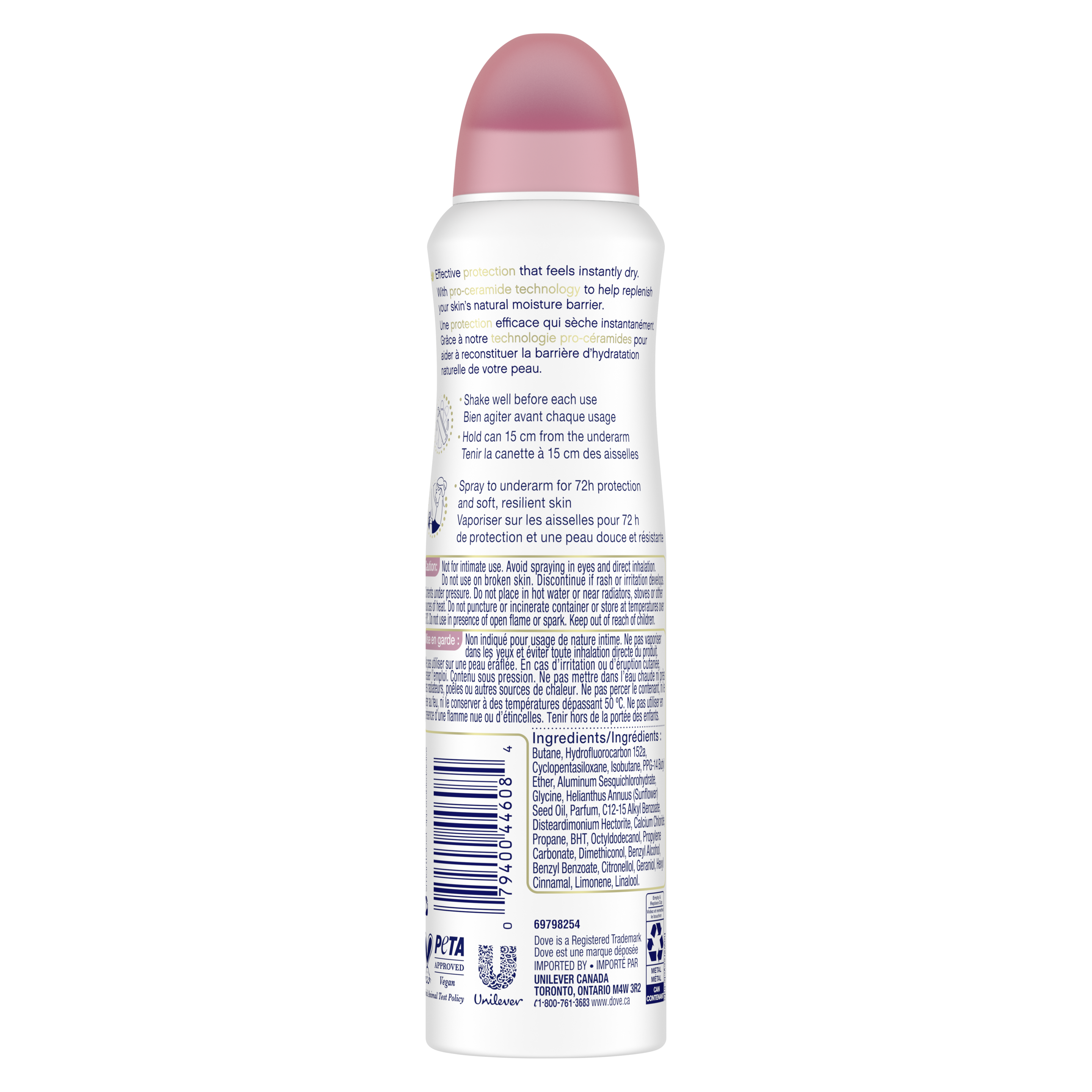 Antisudorifique en vaporisateur à sec Advanced Care Beauty Finish 107 g