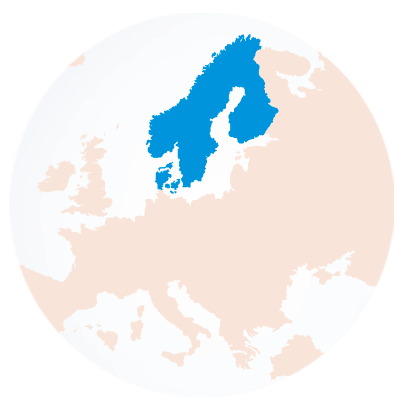 Σκανδιναβία χάρτης