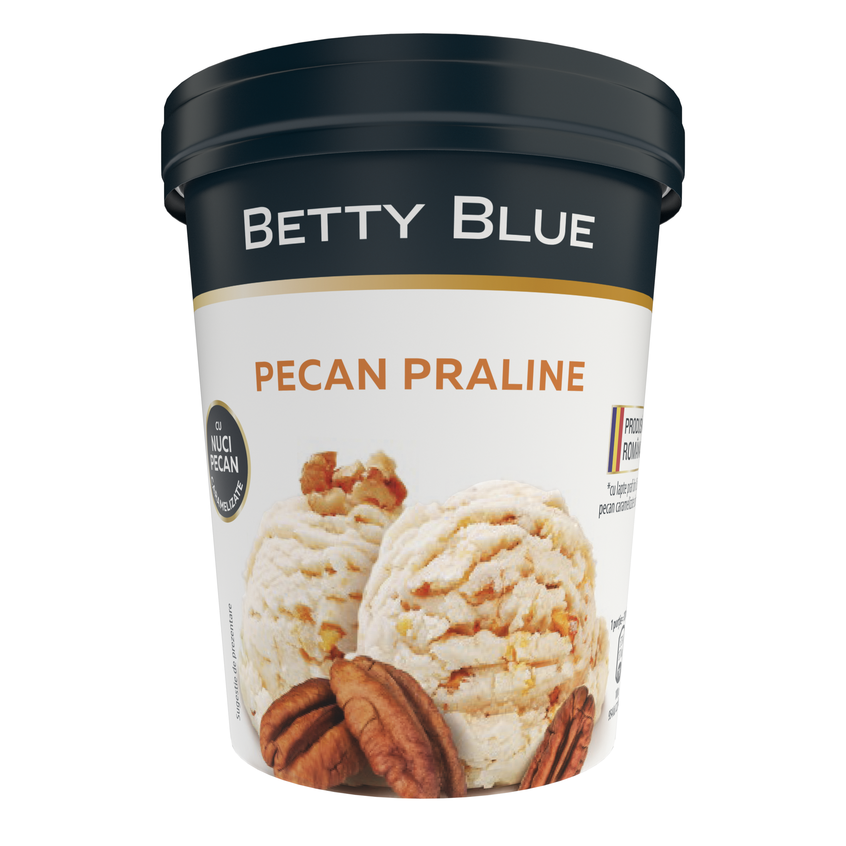 Betty Blue Vanilie & Nuci Pecan 450ml packshot