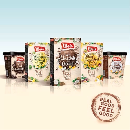 2017 – Weis launches a deliciously creamy & indulgent desserts range... that's dairy free too!
