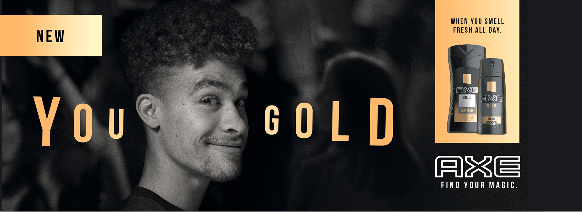 You Gold Banner