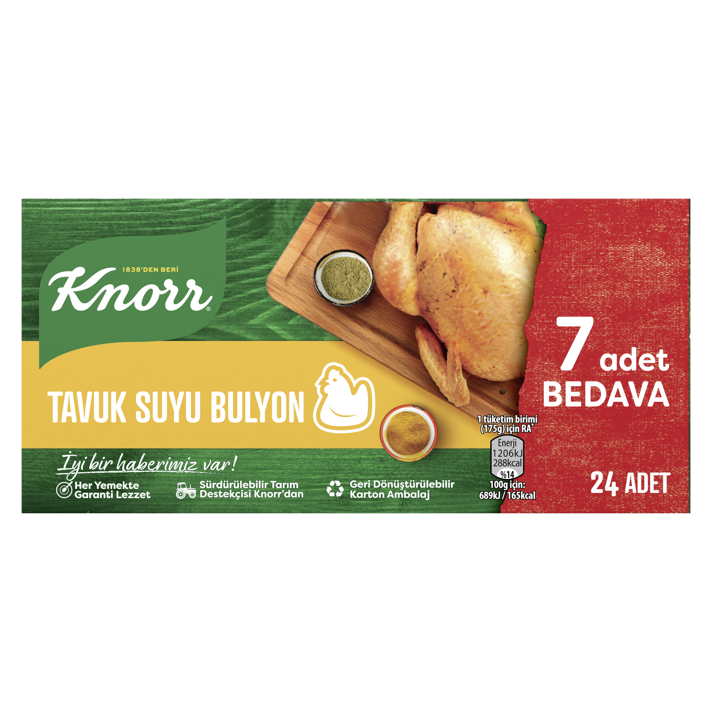 Knorr Et Suyu Bulyon (24 Adet)