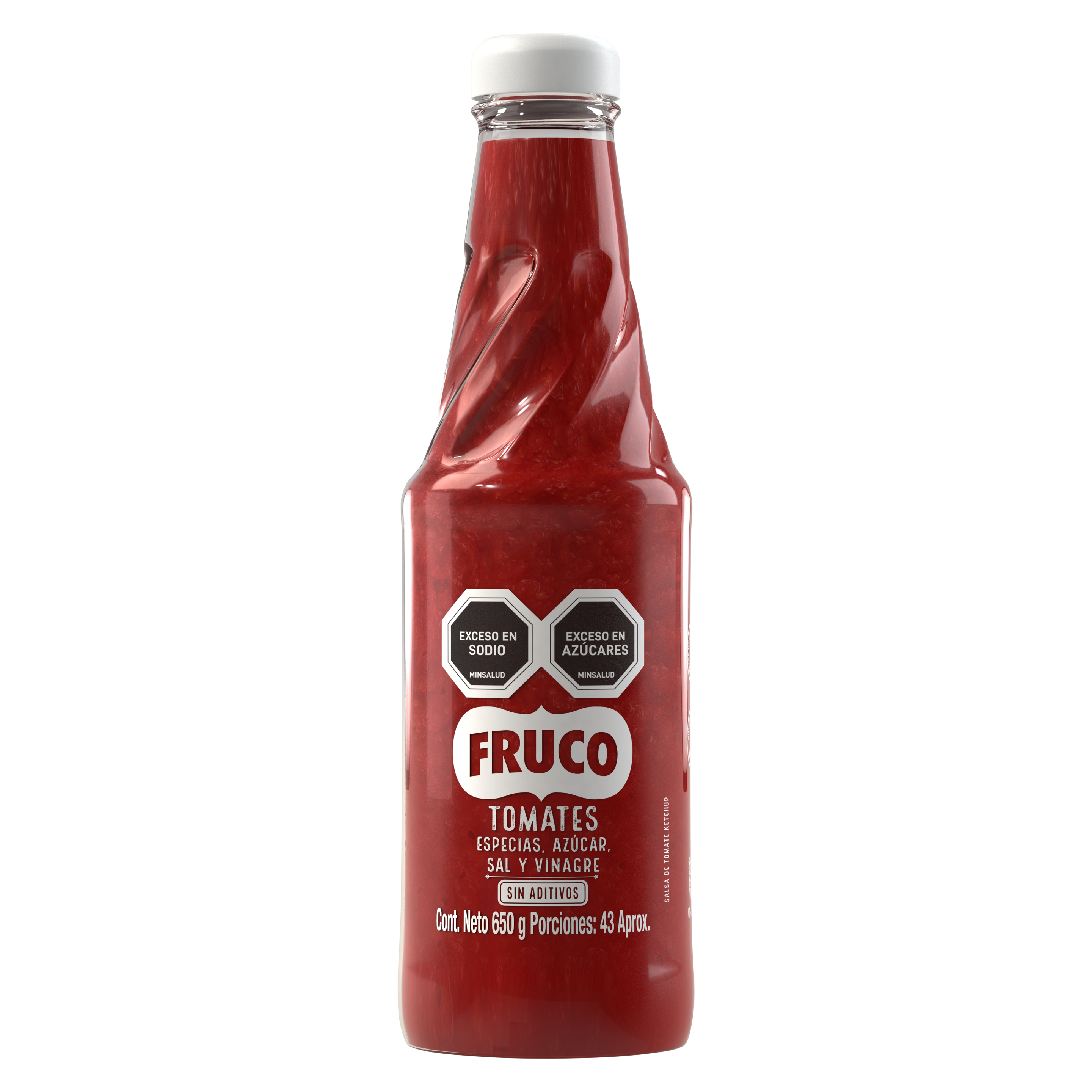 Salsa de tomate Botella Fruco 650 gr packshot
