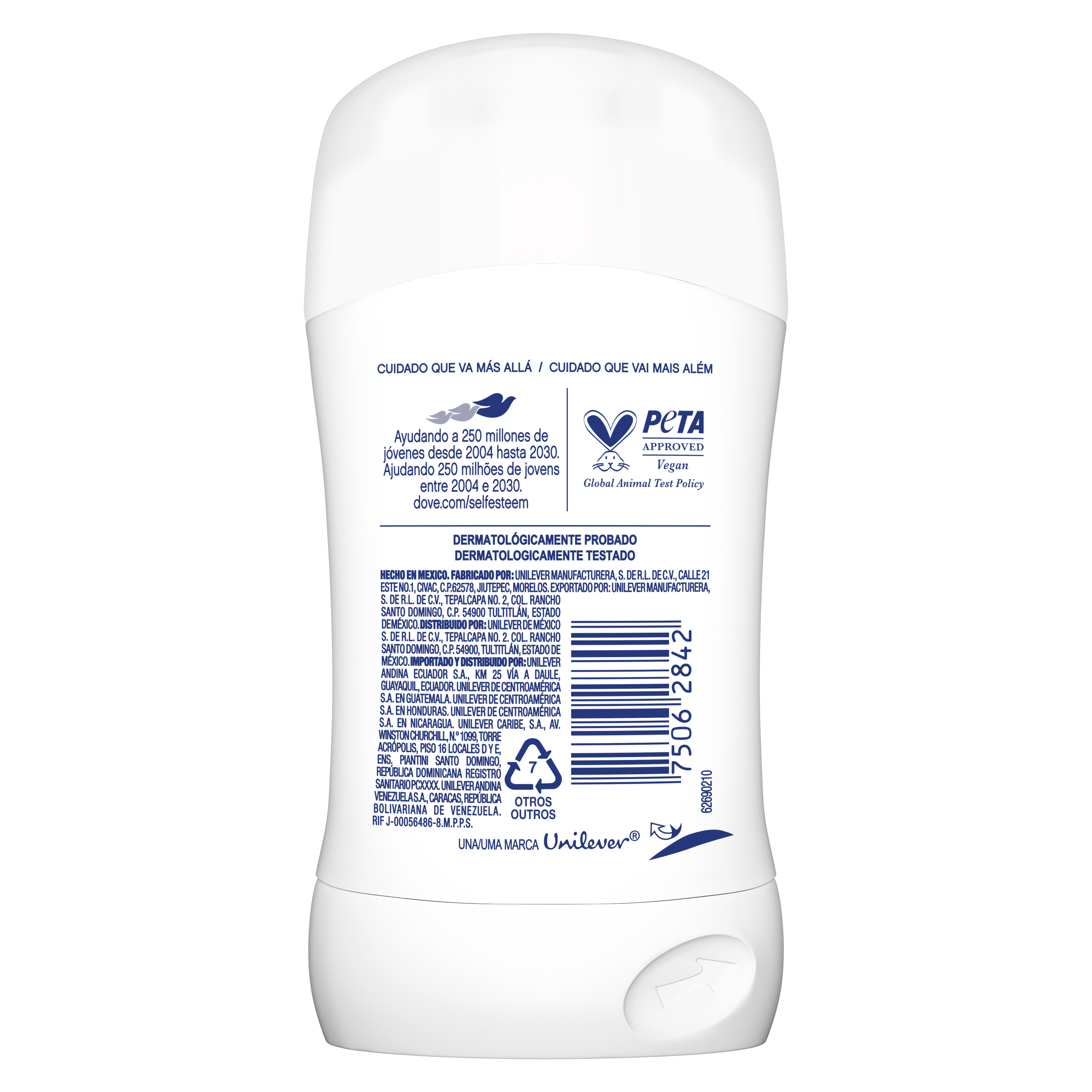 Desodorante Antitranspirante Stick Invisible Dry