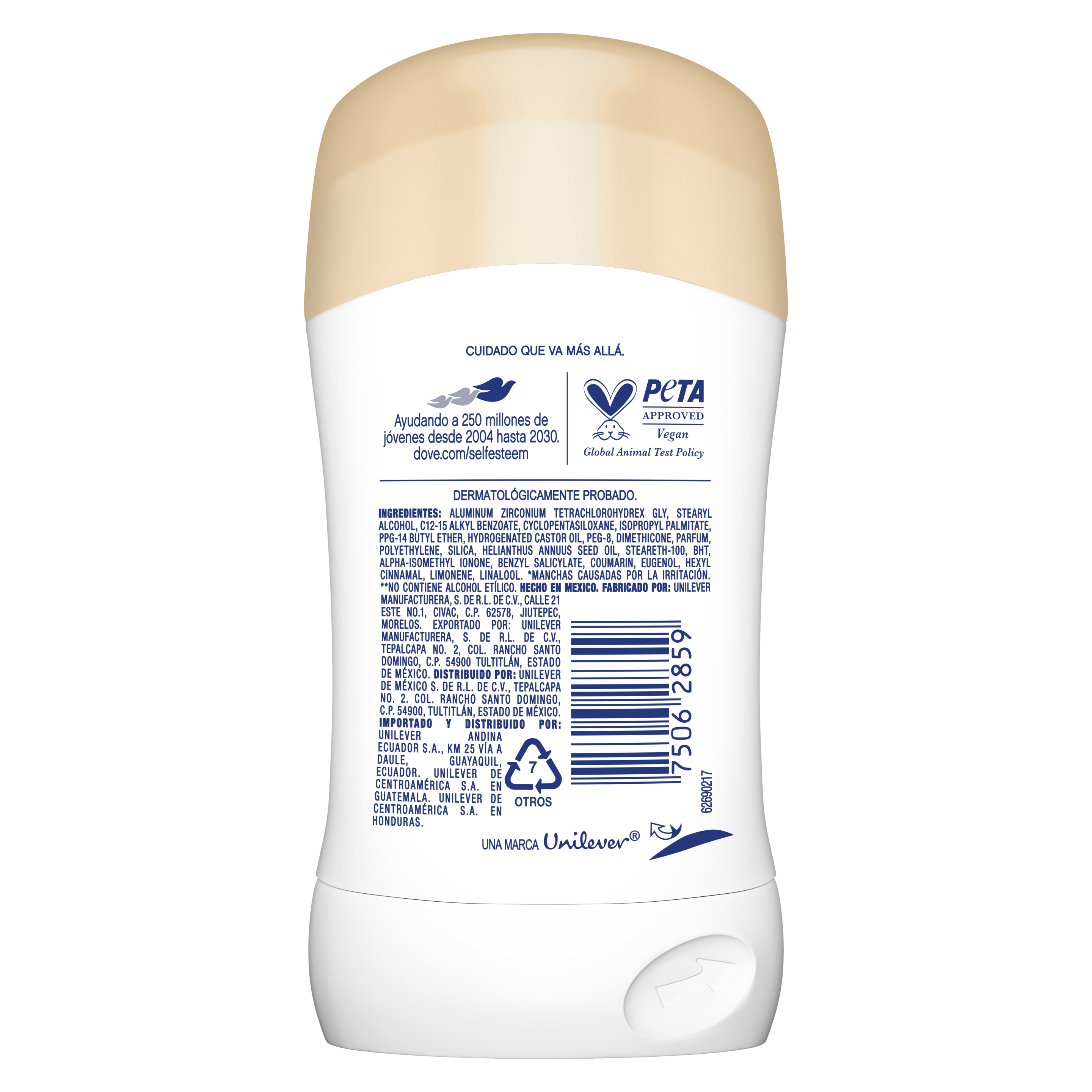 Dove Desodorante Barra Tono Uniforme Coco 45gr