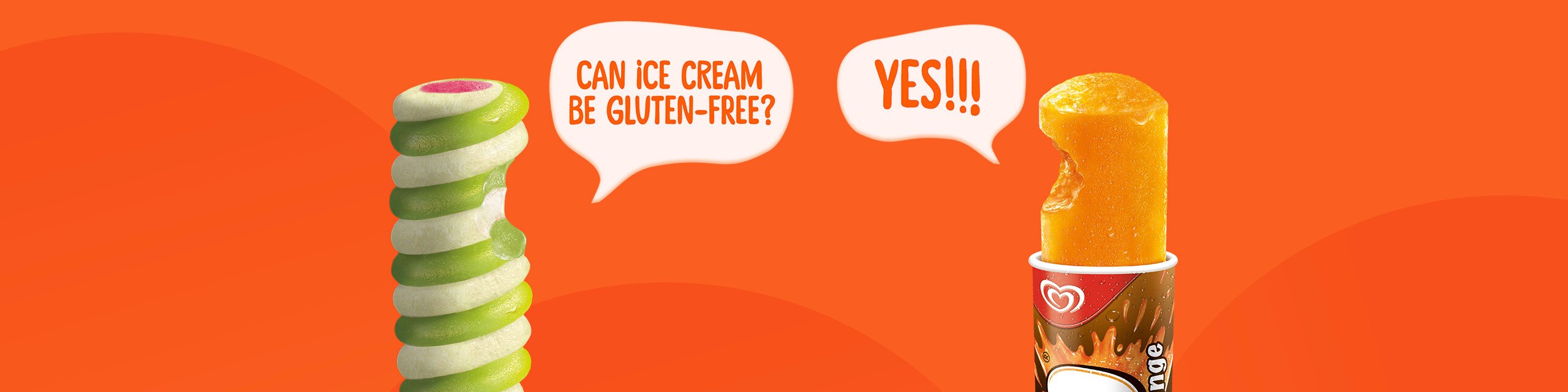 Our gluten-free ice creams