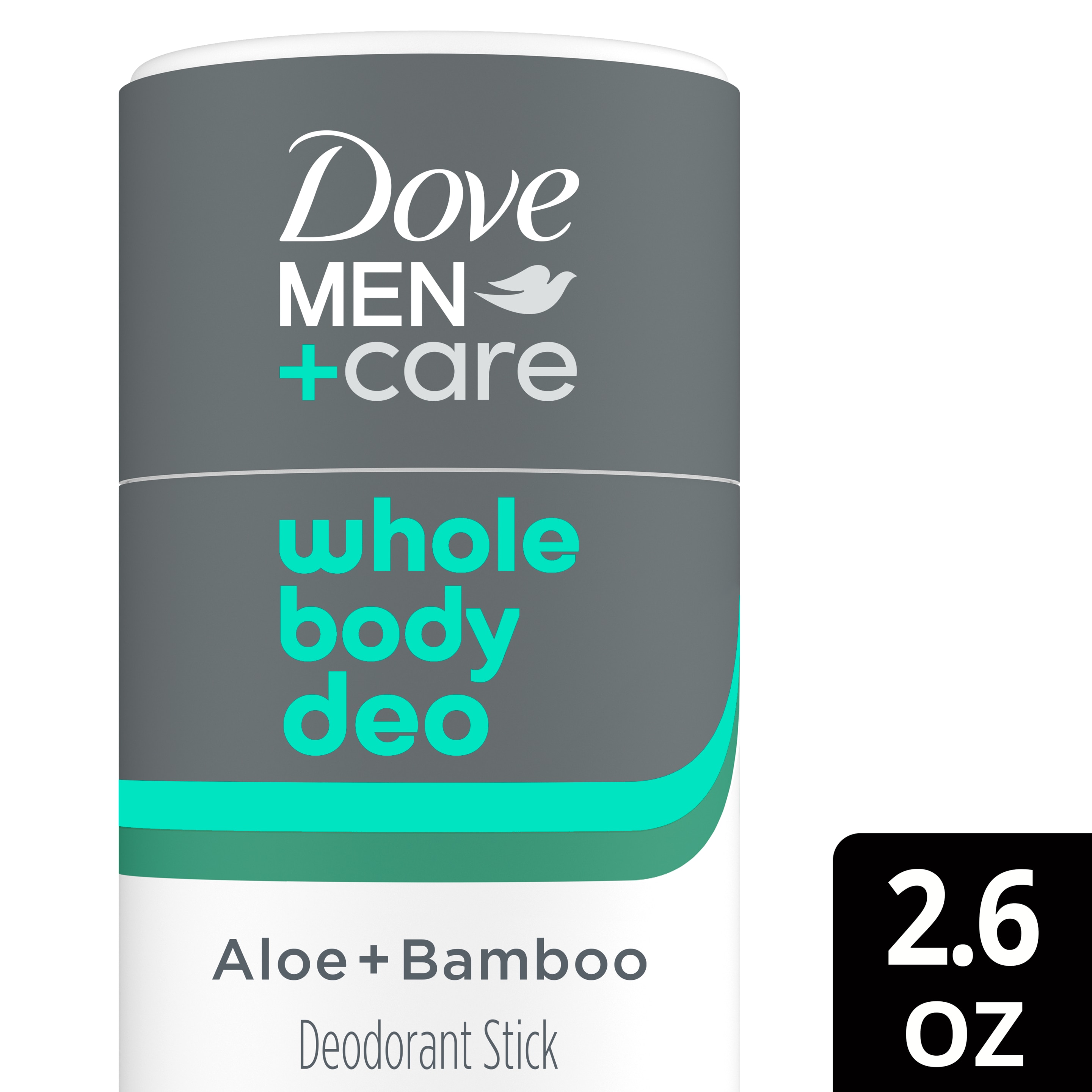 Dove Men+Care Aloe + Bamboo Whole Body Deo Deodorant Stick