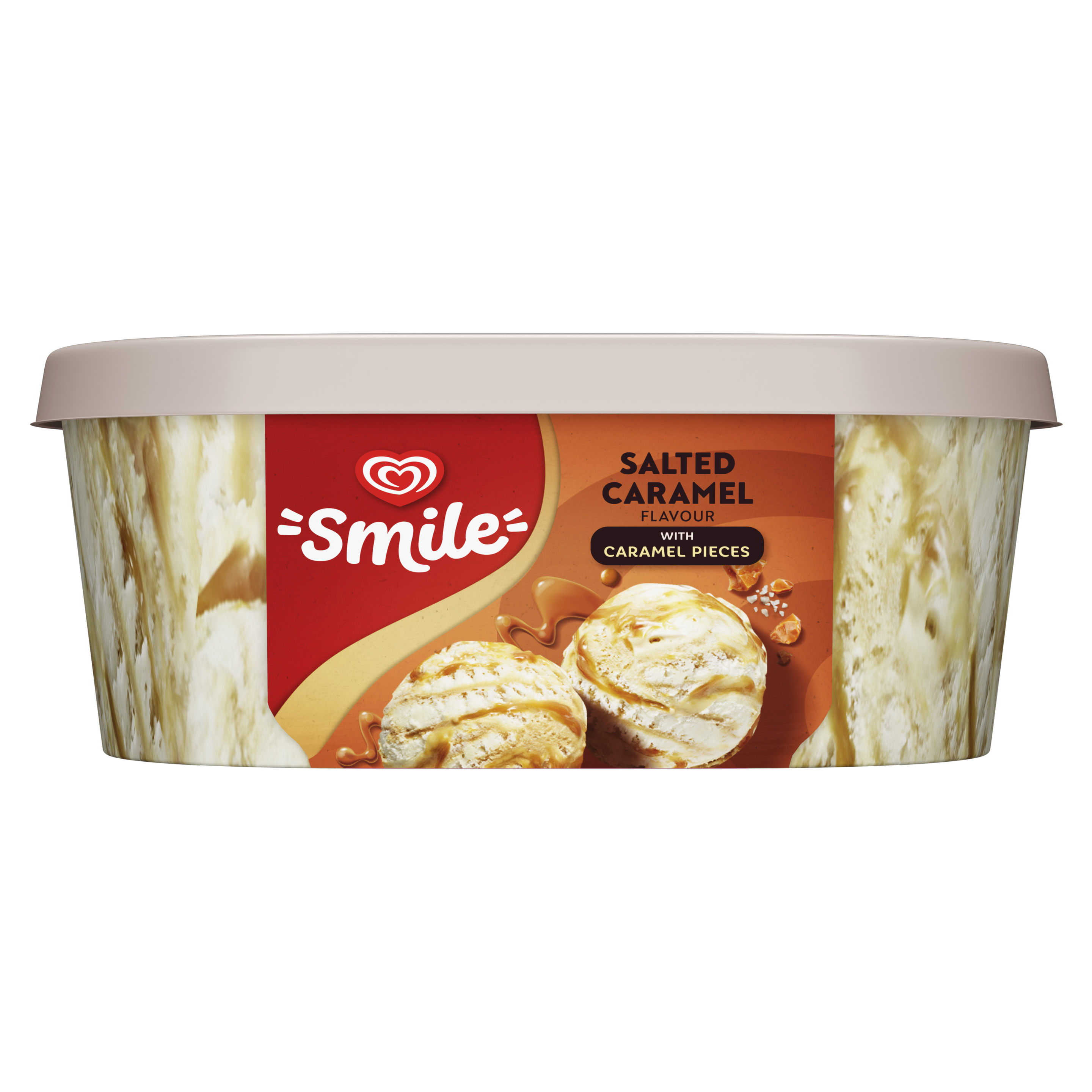 Algida Smile Salted Caramel flavour 900 ml packshot