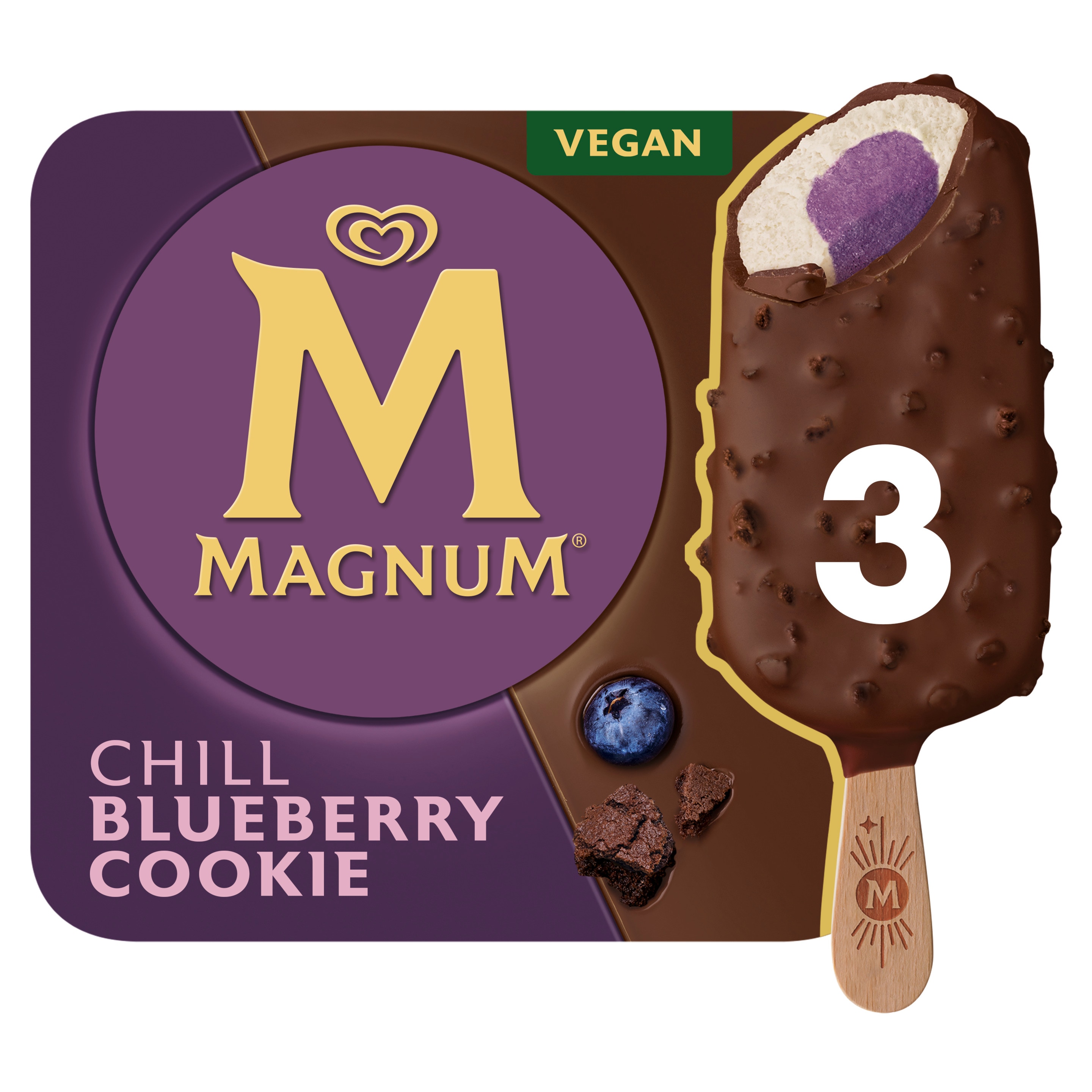 Magnum Chill Blueberry Cookie 3 x 90 ml - Magnum Schweiz