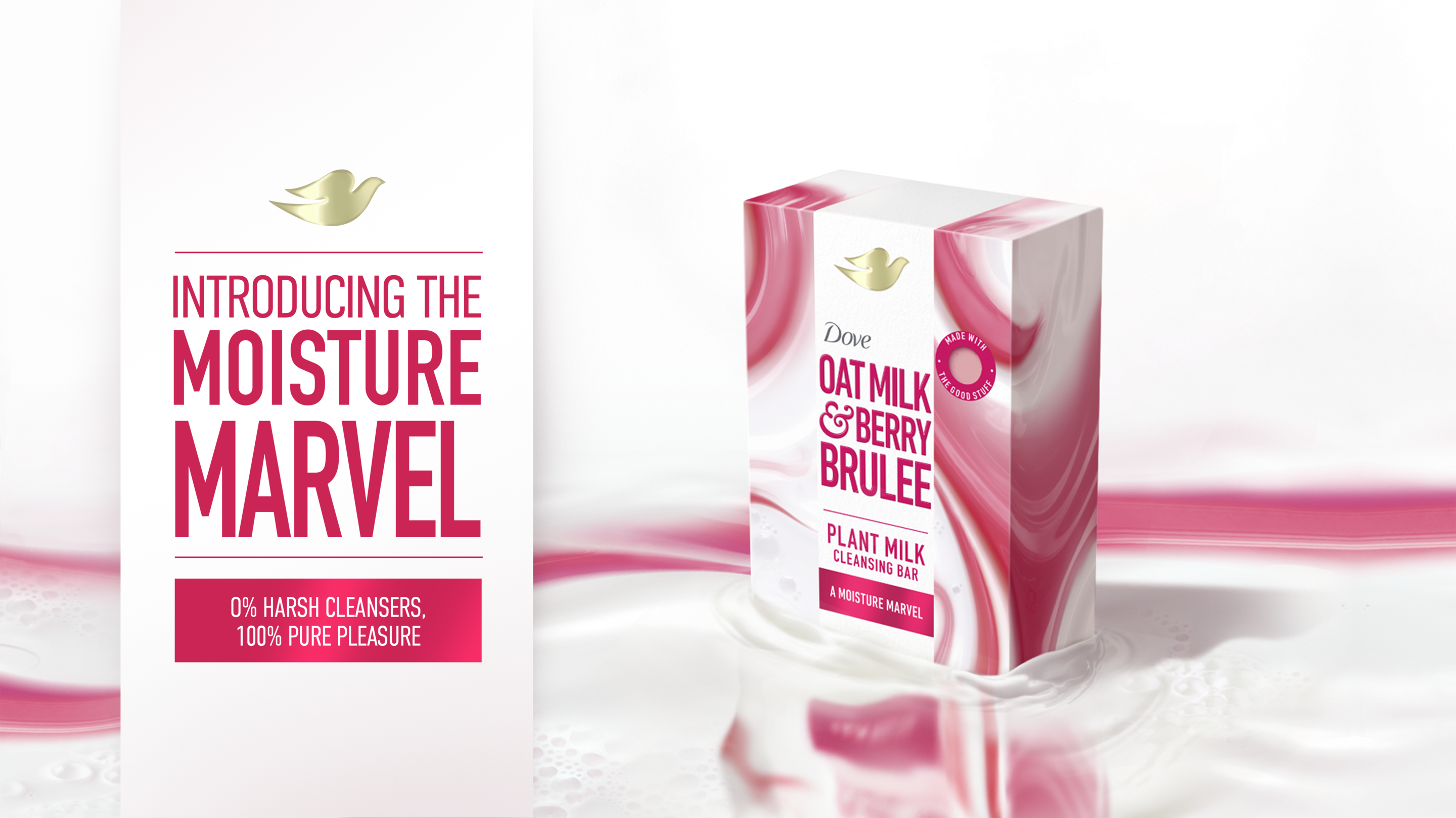 Oat Milk & Berry Brulee Plant Milk Cleansing Bar