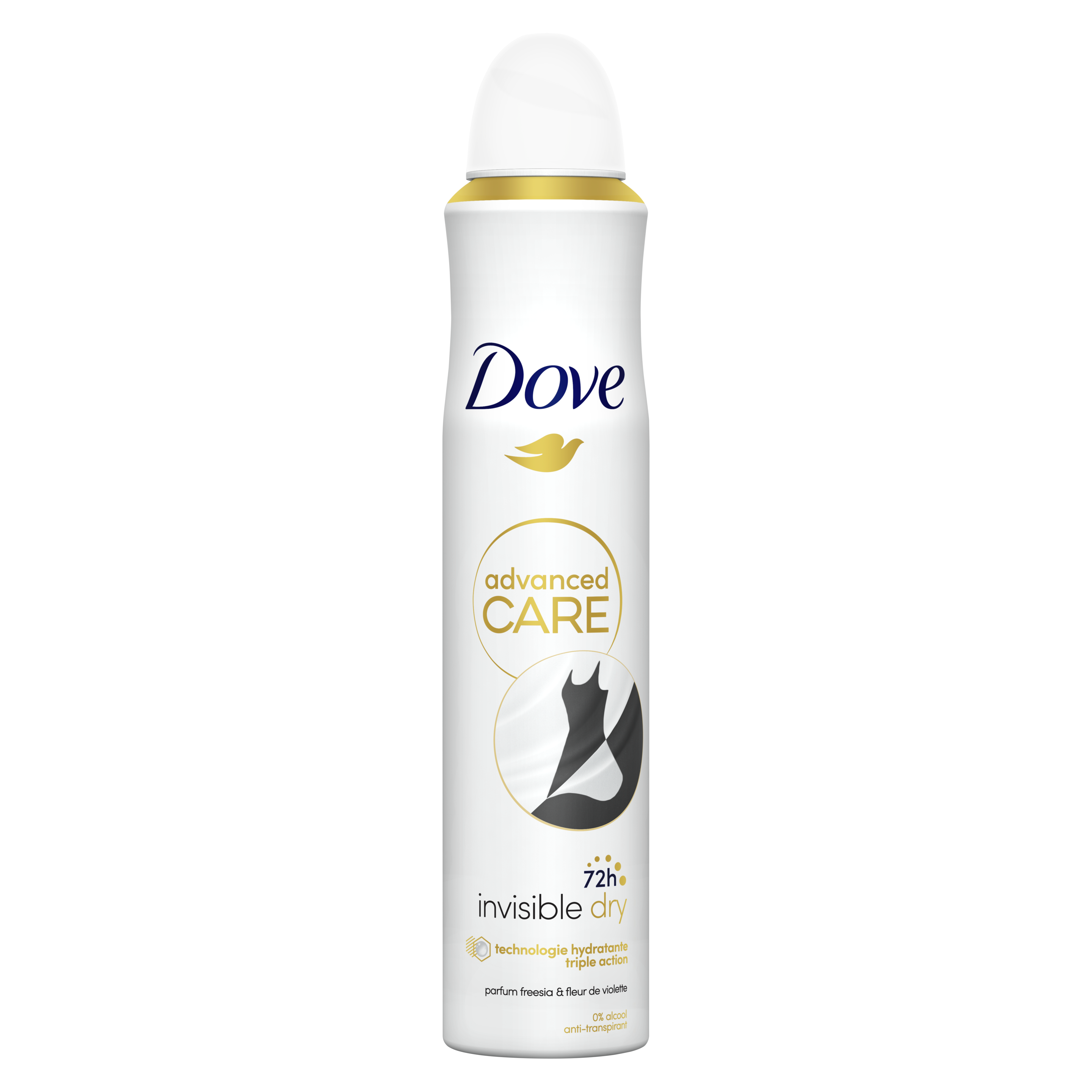 Anti-transpirant Advanced Care Invisible Dry Spray 200ml | Dove France