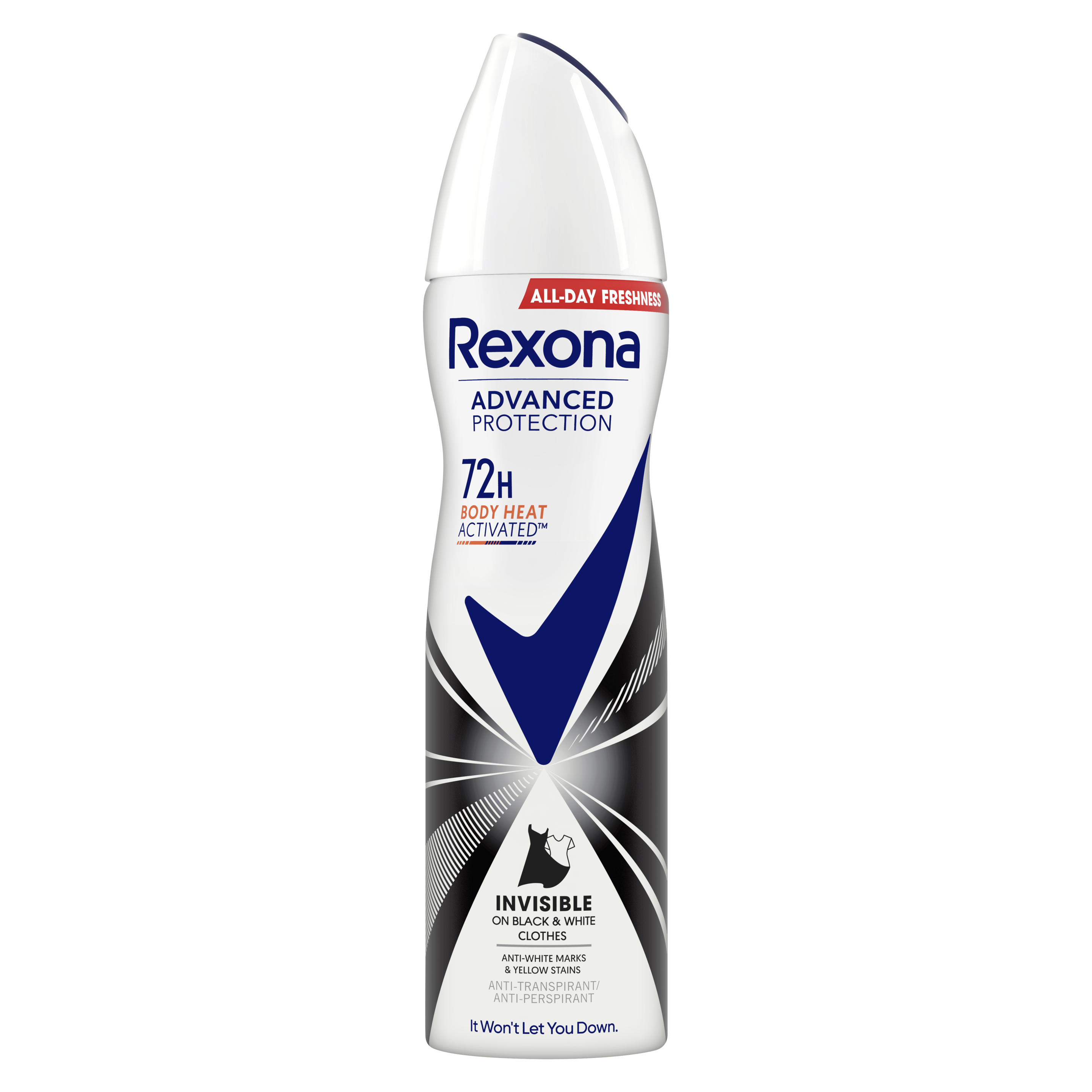 Rexona Invisible B&W Anti-transpirant voor vrouwen 150ml