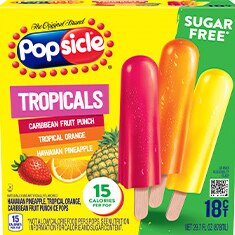 Sugar Free Tropical Ice Pops Popsicle® Popsicle®