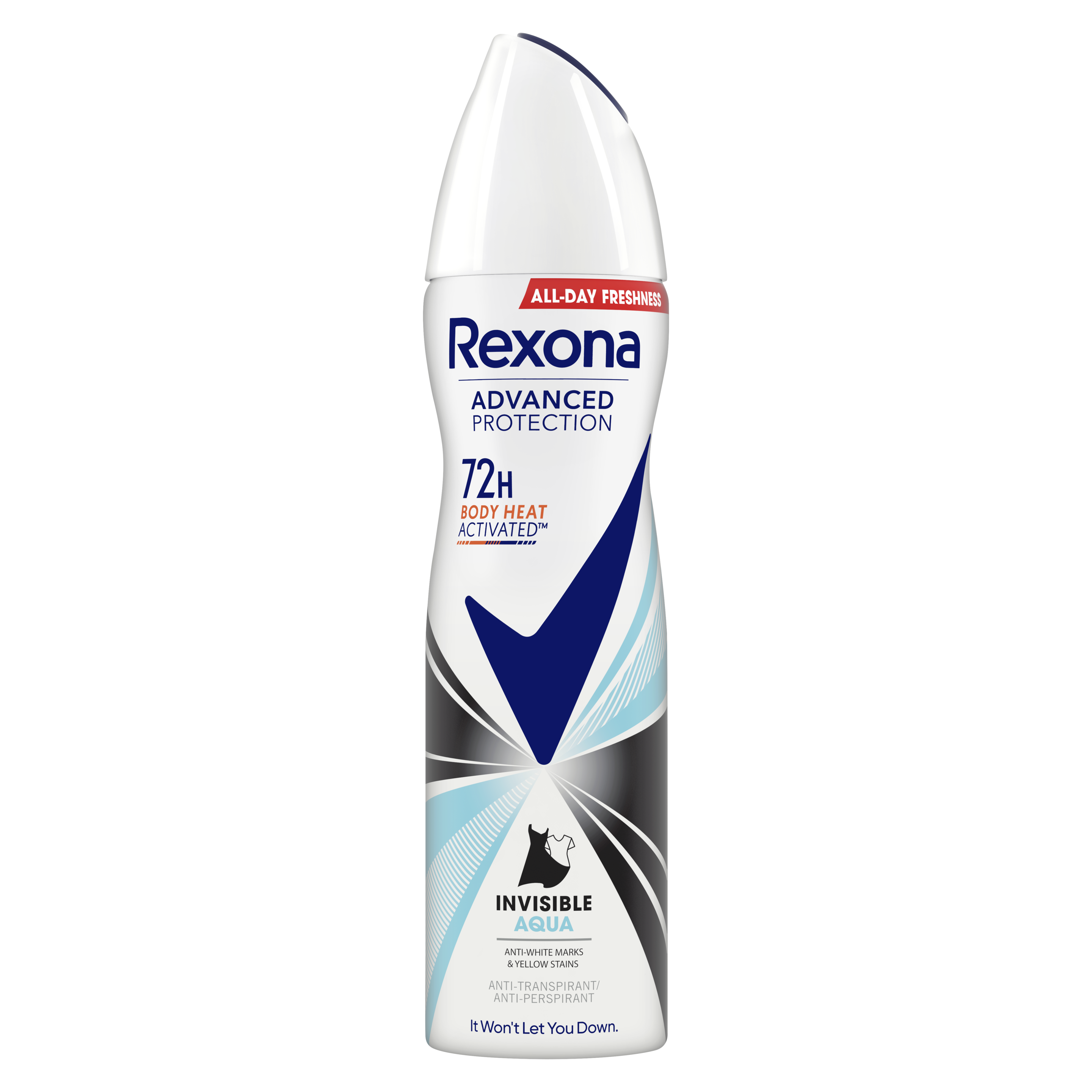 Rexona Invisible Aqua Aerosol Anti-transpirant voor vrouwen 150ml