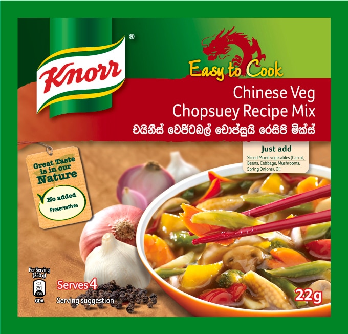 Knorr Chinese Vegetable Chopsuey Recipe Mix