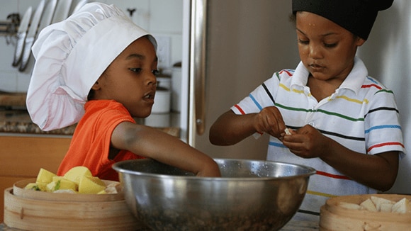 Cook with your kids – they might learn something