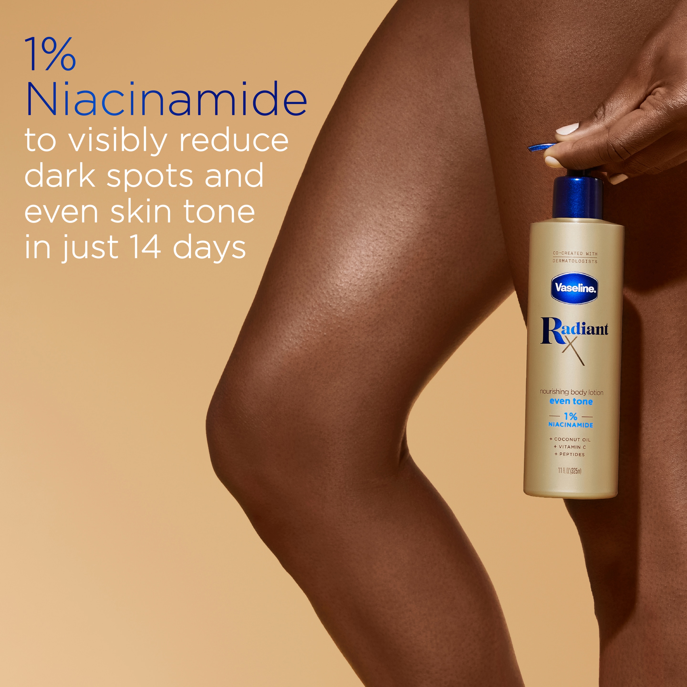 Radiant X Body Lotion for Even Skin Tone   Vaseline®