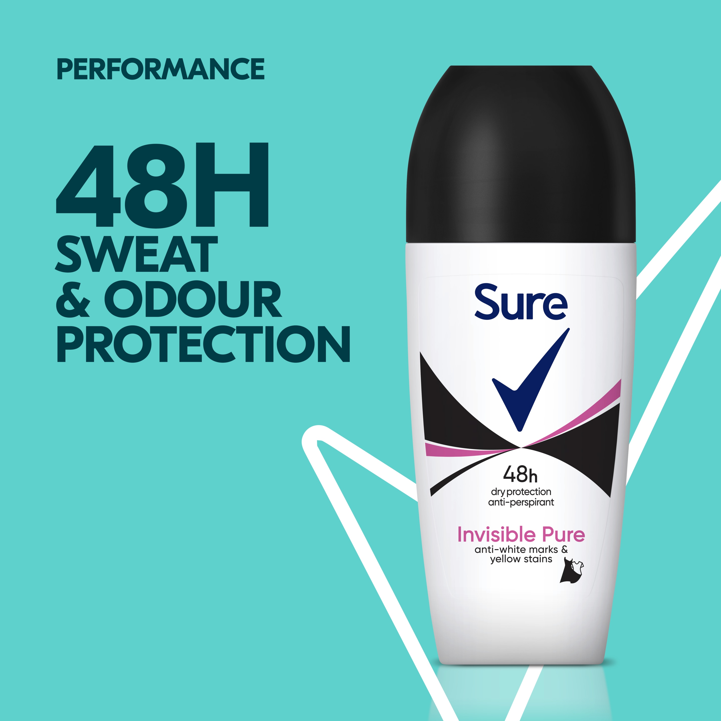 Sure Invisible Pure Anti-Perspirant Roll On
