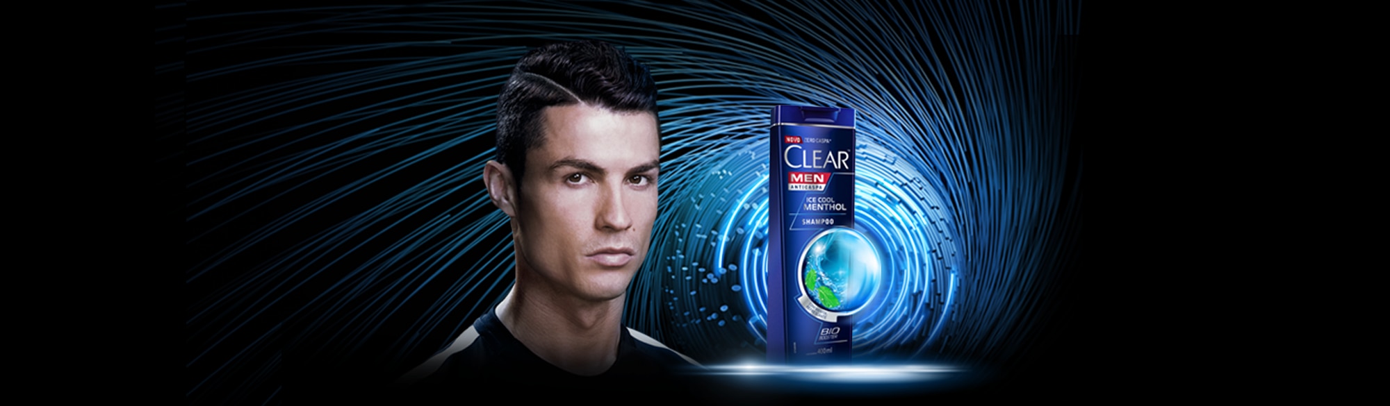 Cristiano Ronaldo Co creates the Best Ever CLEAR Shampoo for Men CLEAR HAIR CARE