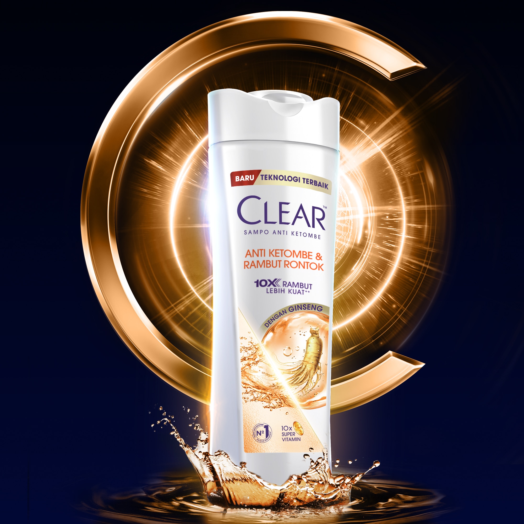 Sampo CLEAR untuk Merawat Rambut Hitam