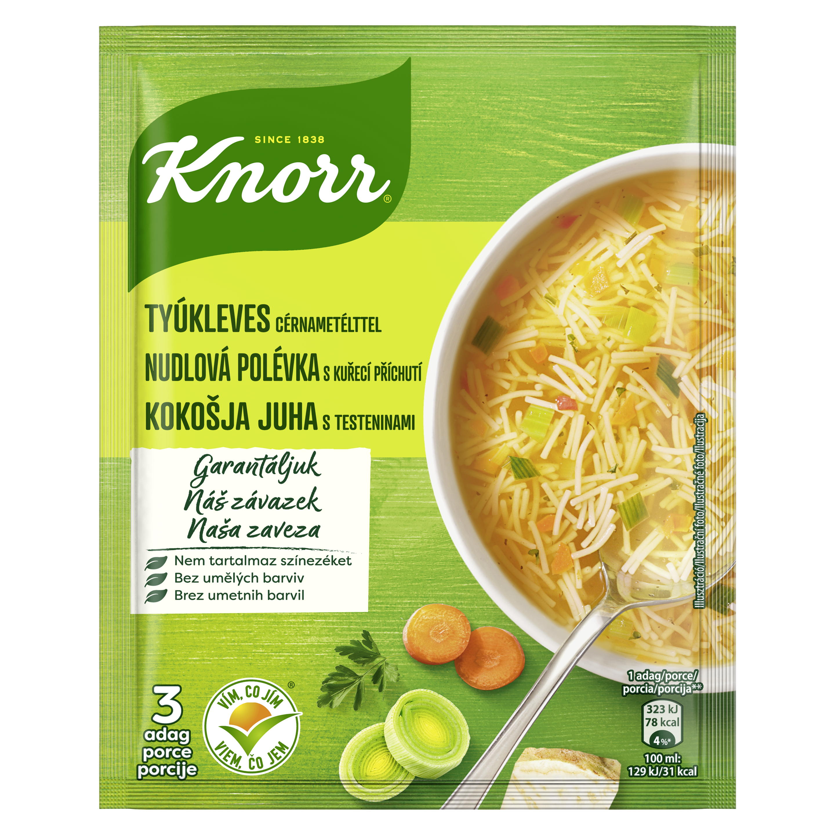 Knorr Tyúkhúsleves cérnametélttel 69g