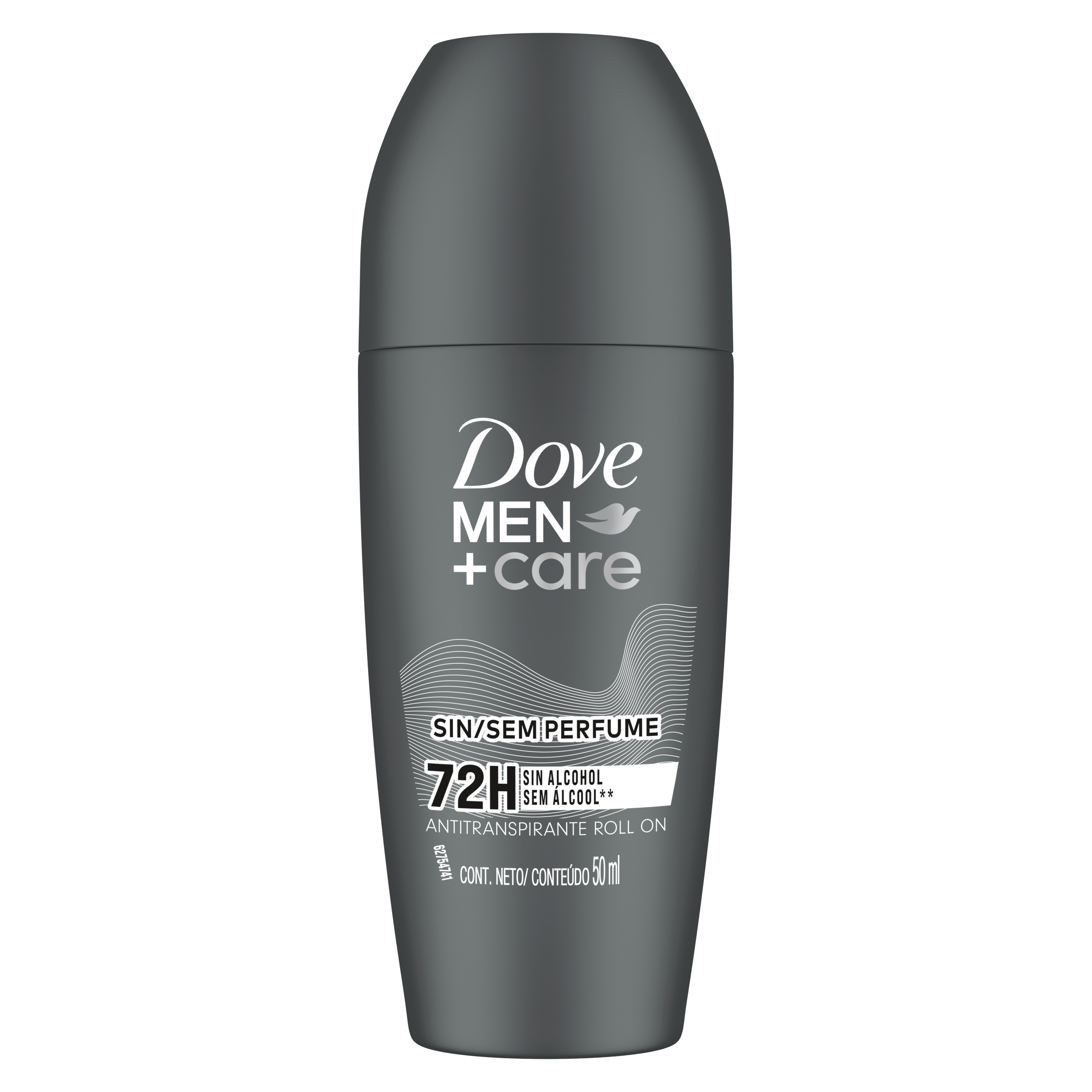 Desodorante Antitranspirante Rollon Dove Men+Care Sem Perfume 50ml