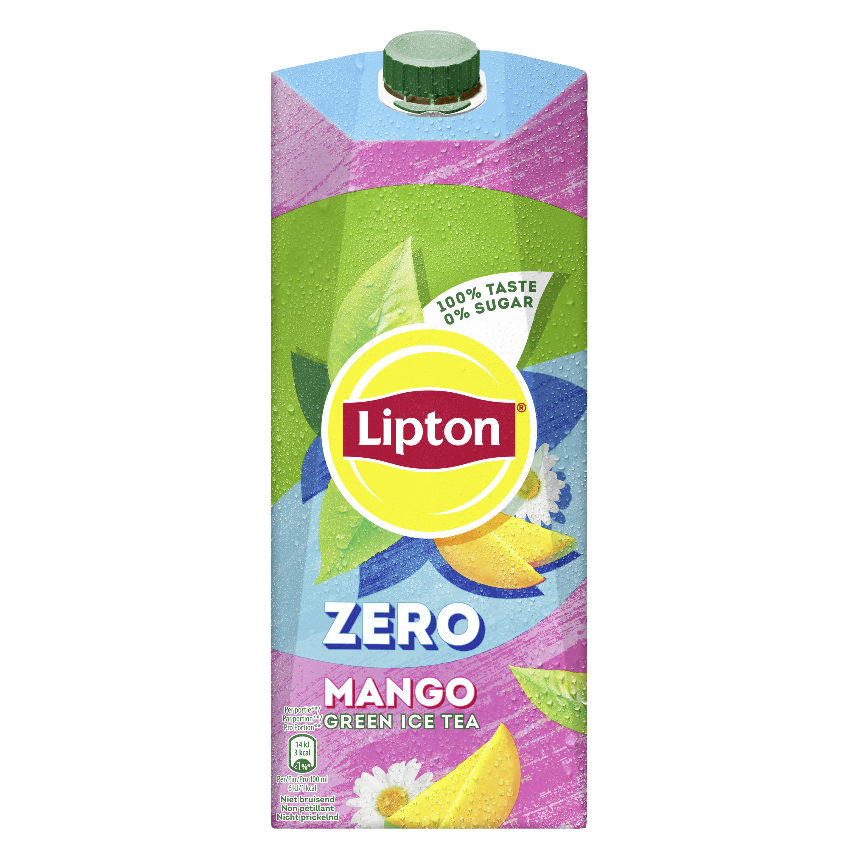 Lipton Ice Tea Green Mango Zero 1500ml packshot