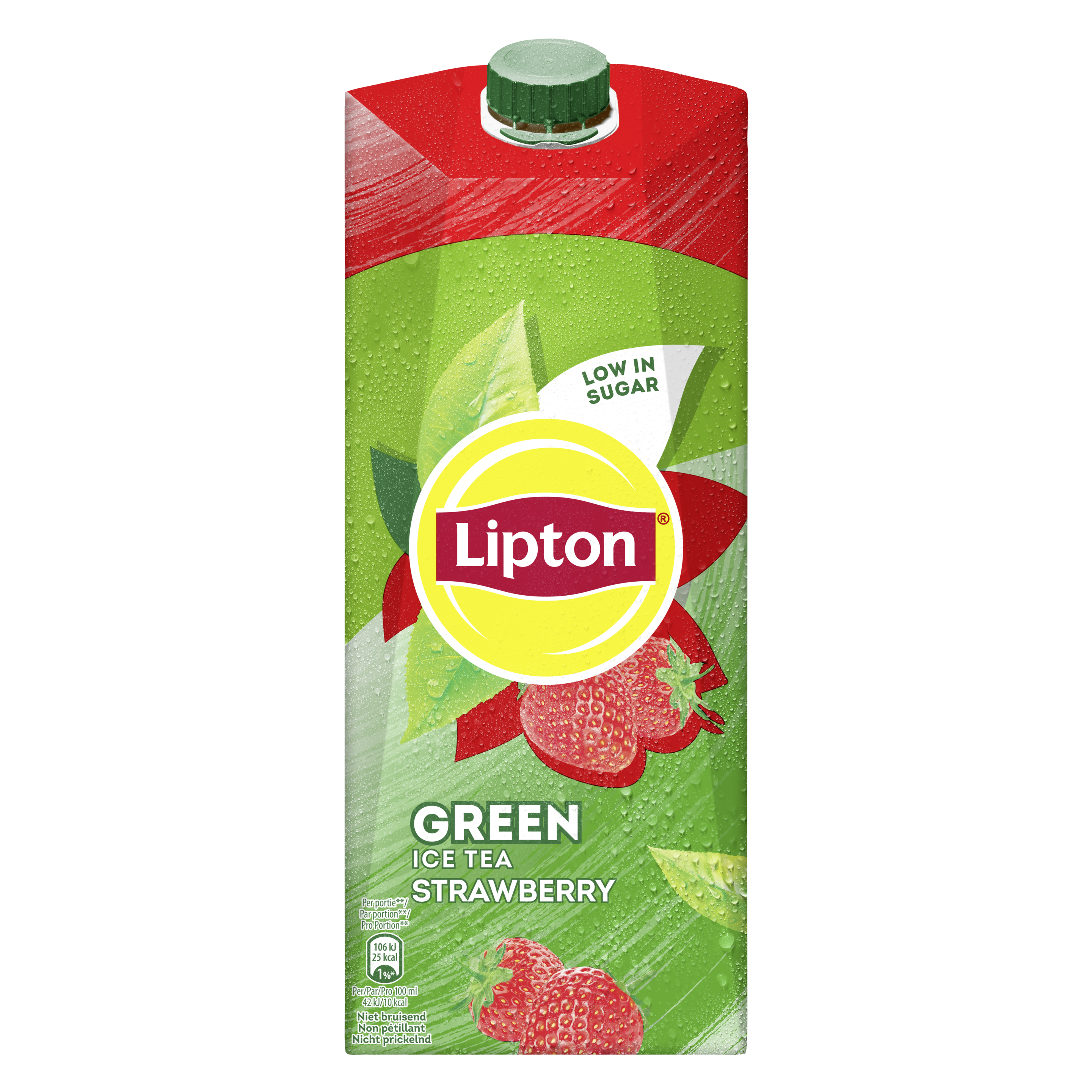 Lipton Ice Tea Green Strawberry 1500ml packshot