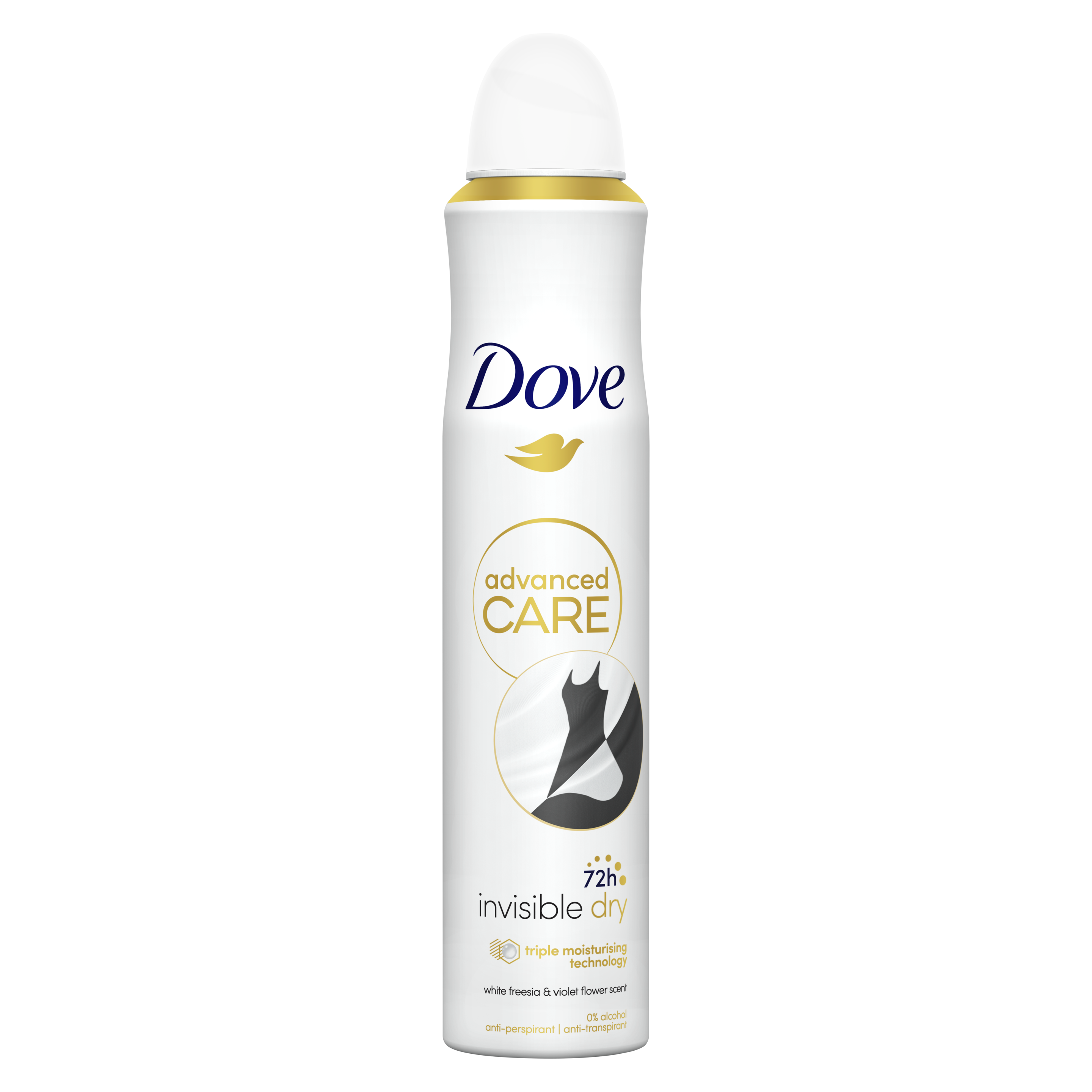 Dove Antitranspirante Aerosol Invisible Dry 200ml