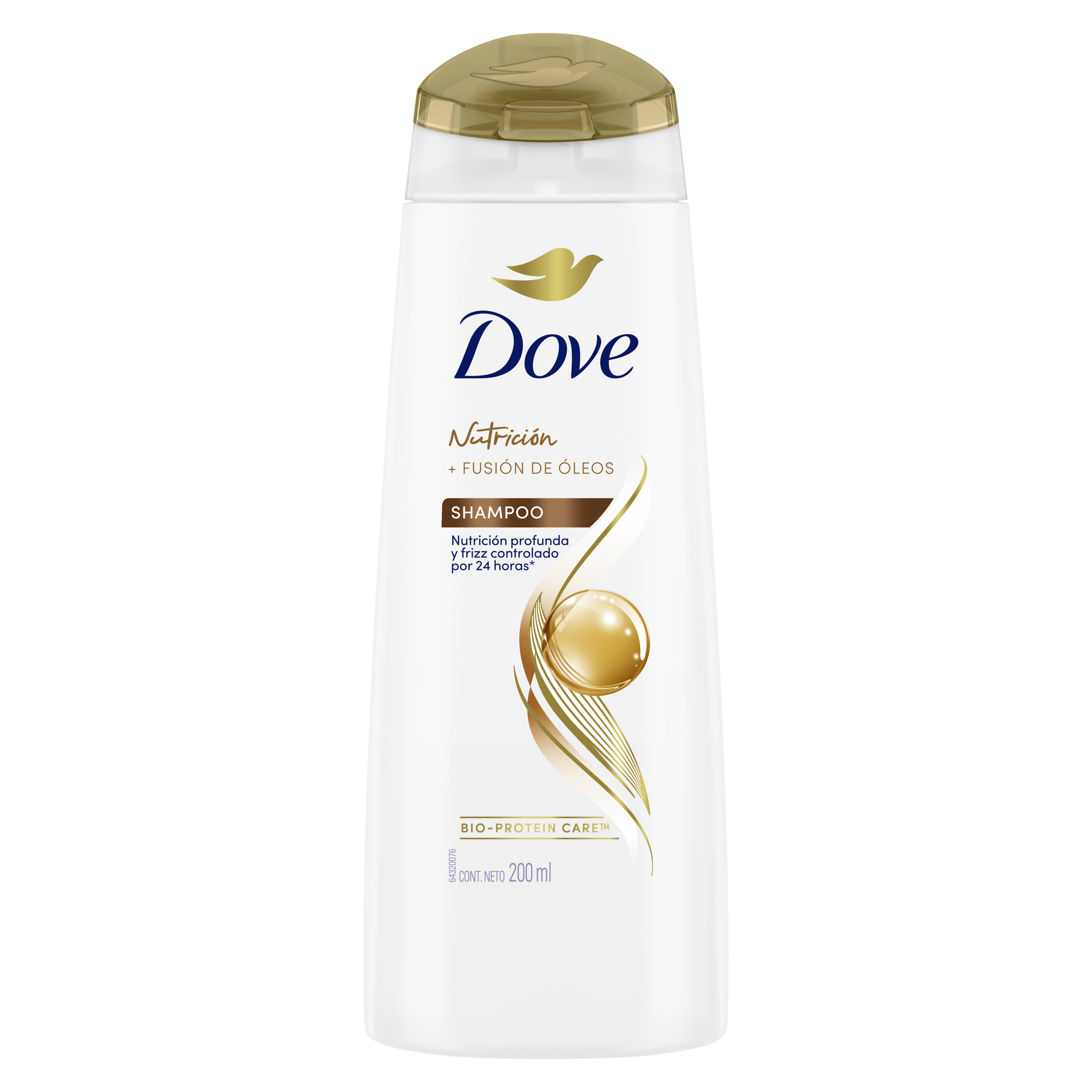 Dove óleo nutrición shampoo de 200ml