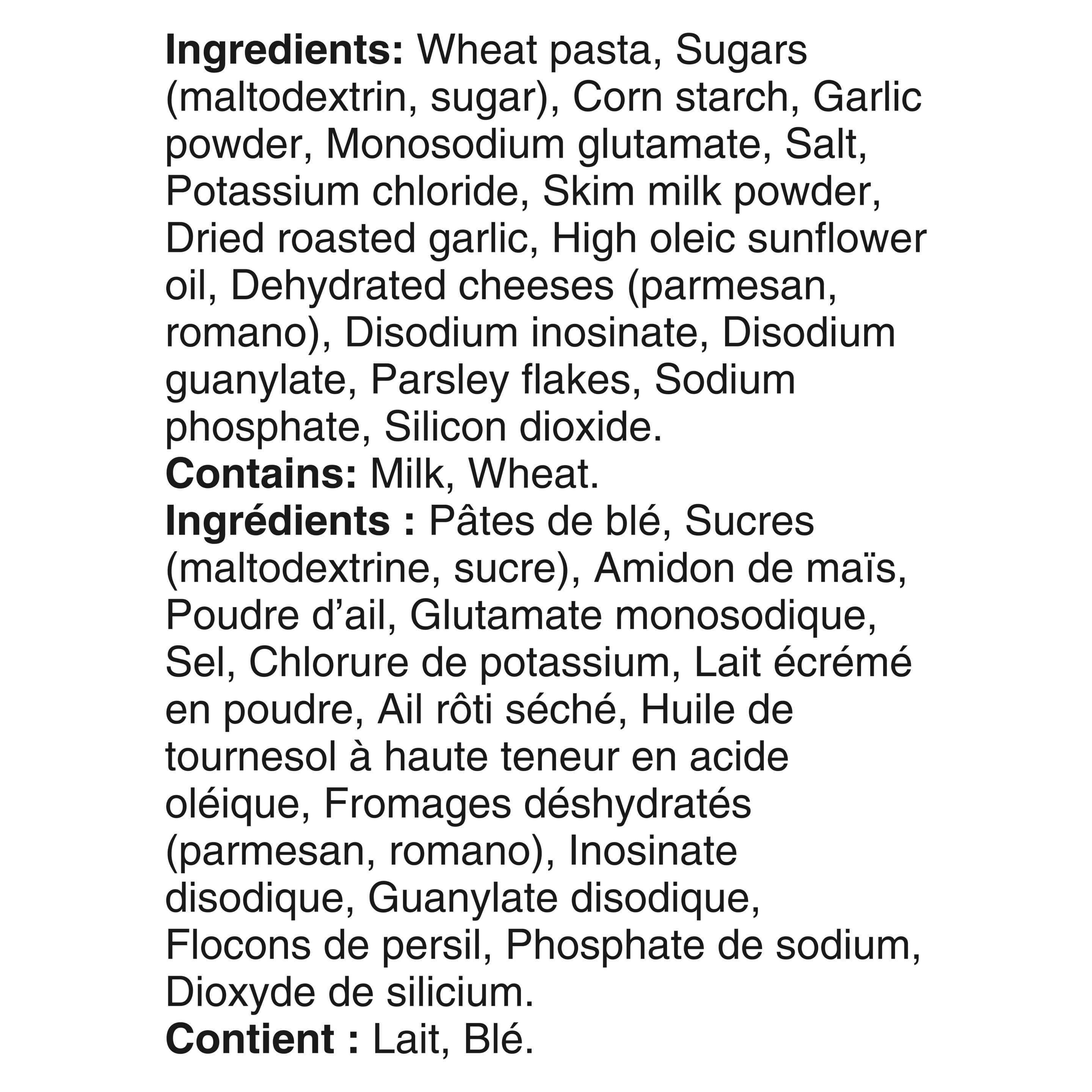 Sidekicks® Creamy Garlic Raffaello Pasta Side Dish