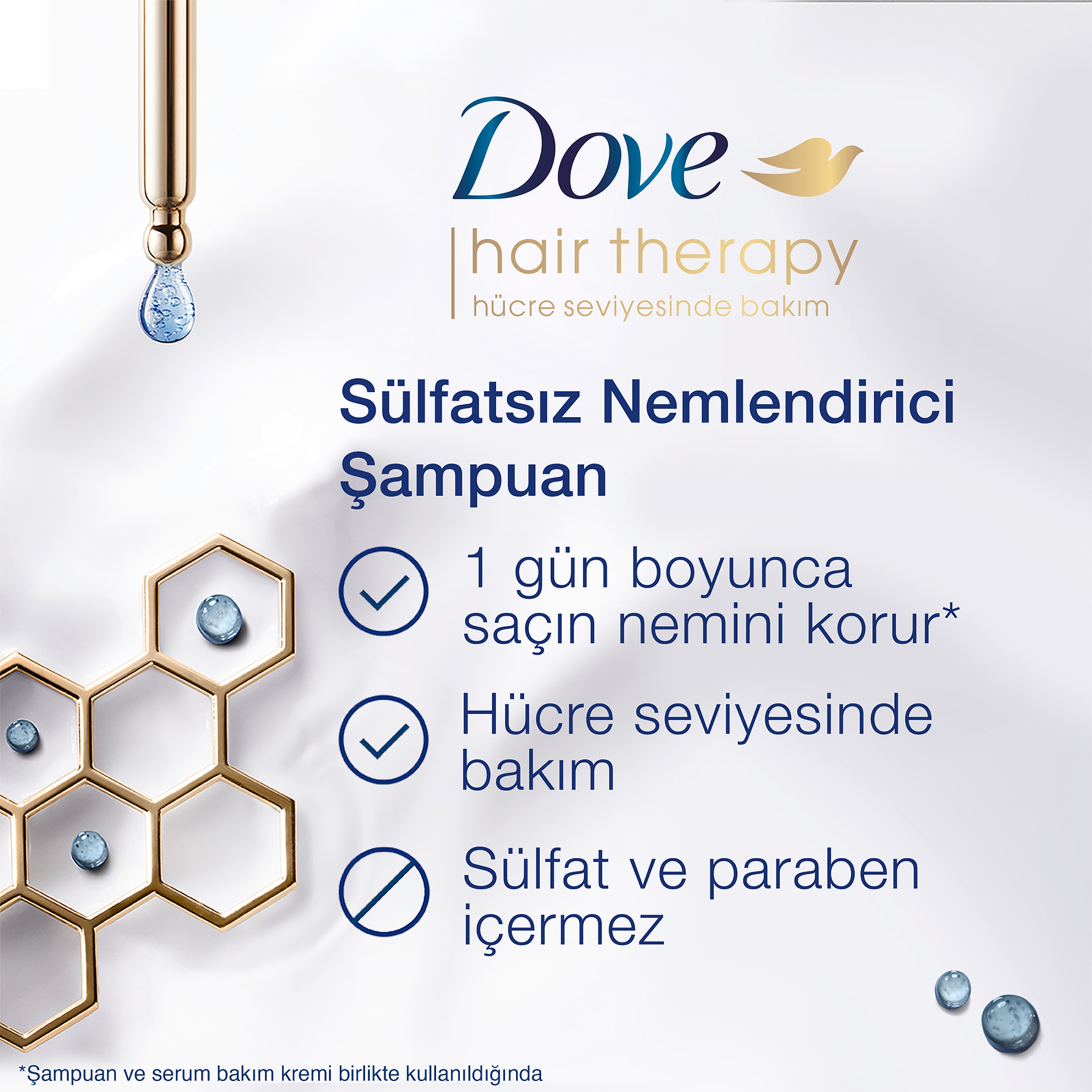 Dove Hair Therapy Hydration Spa Sülfatsız Saç Bakım Şampuanı
