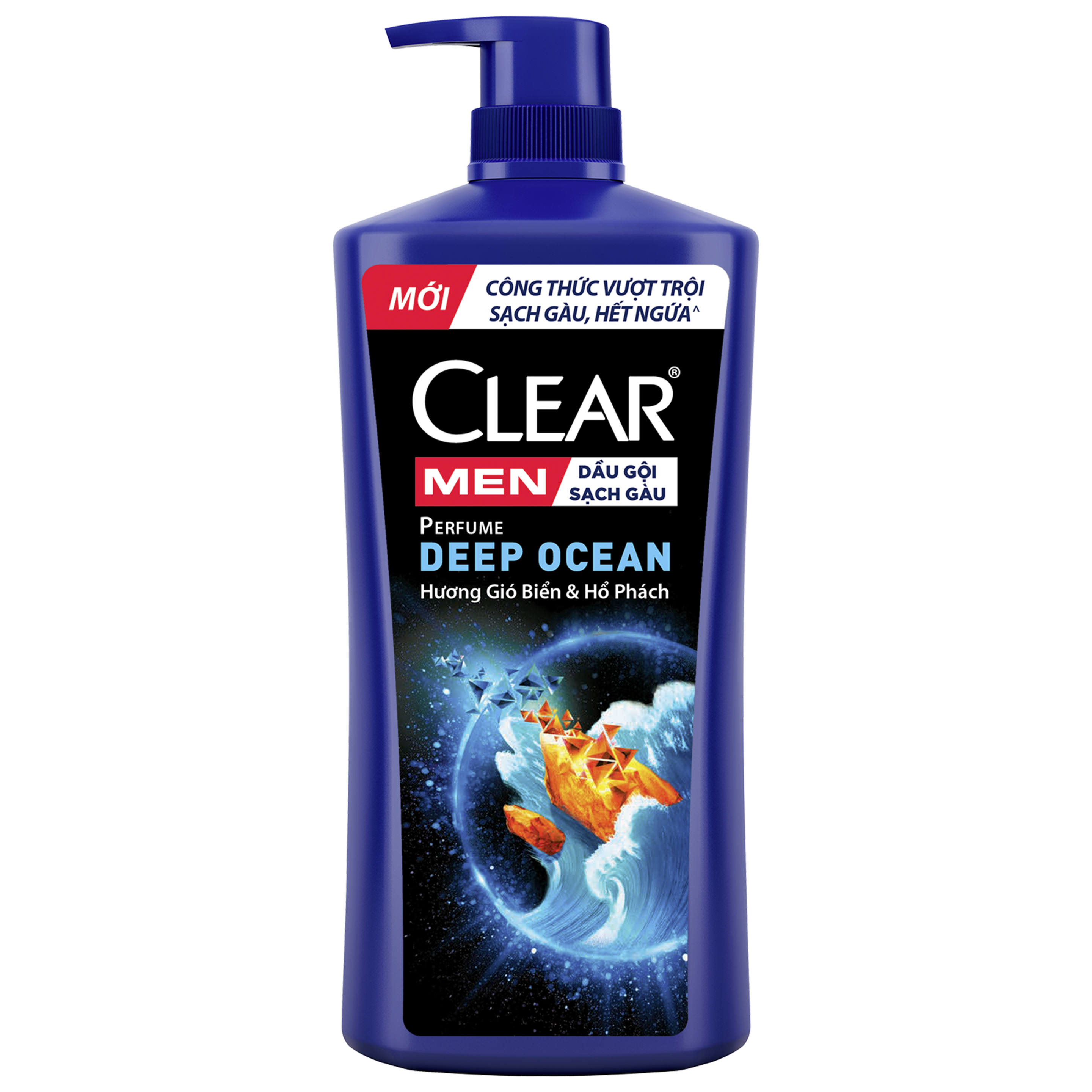 Hình ảnh mặt trước sản phẩm Dầu gội CLEAR Men Perfume Deep Ocean 840g