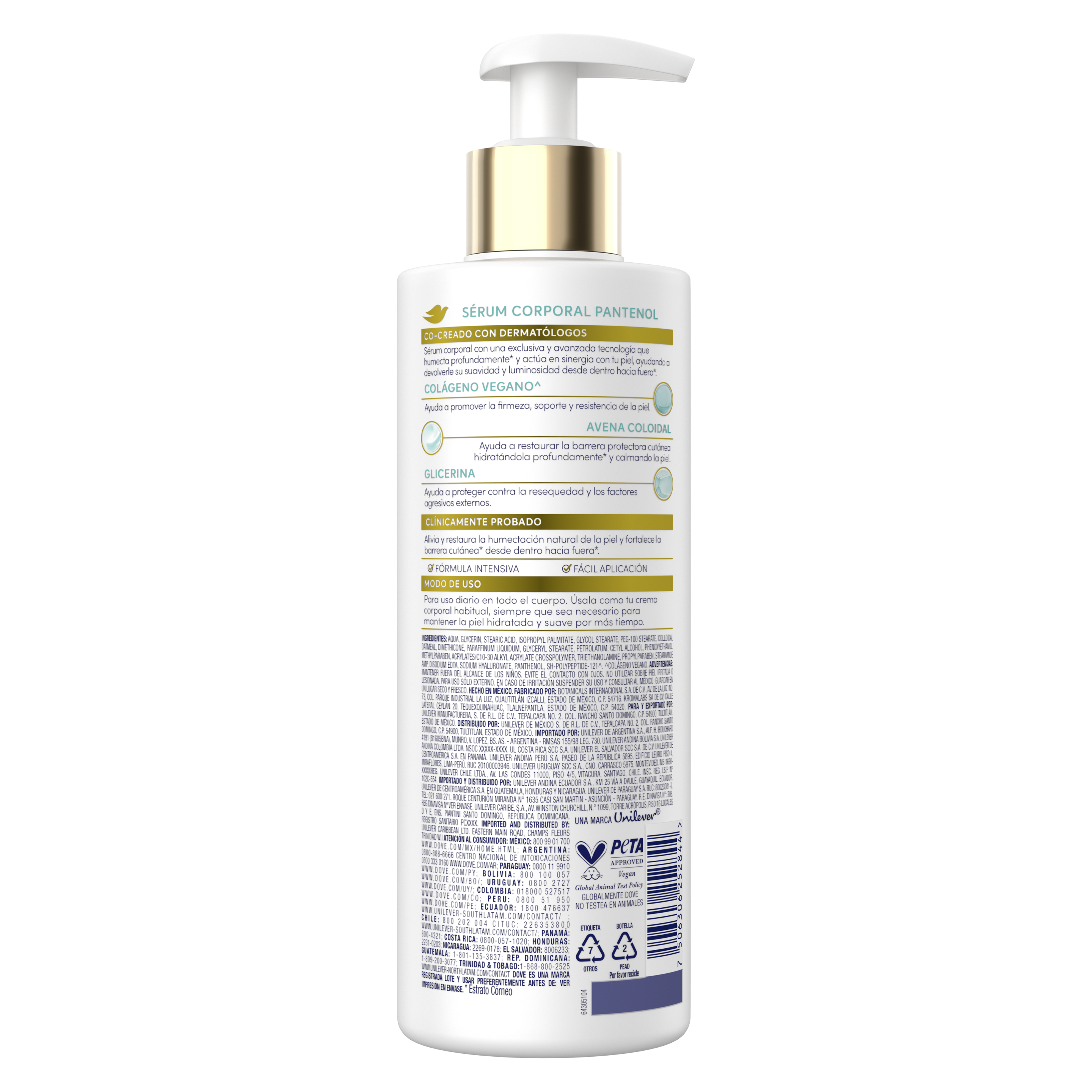 Sérum Corporal Dove Pantenol 400ml