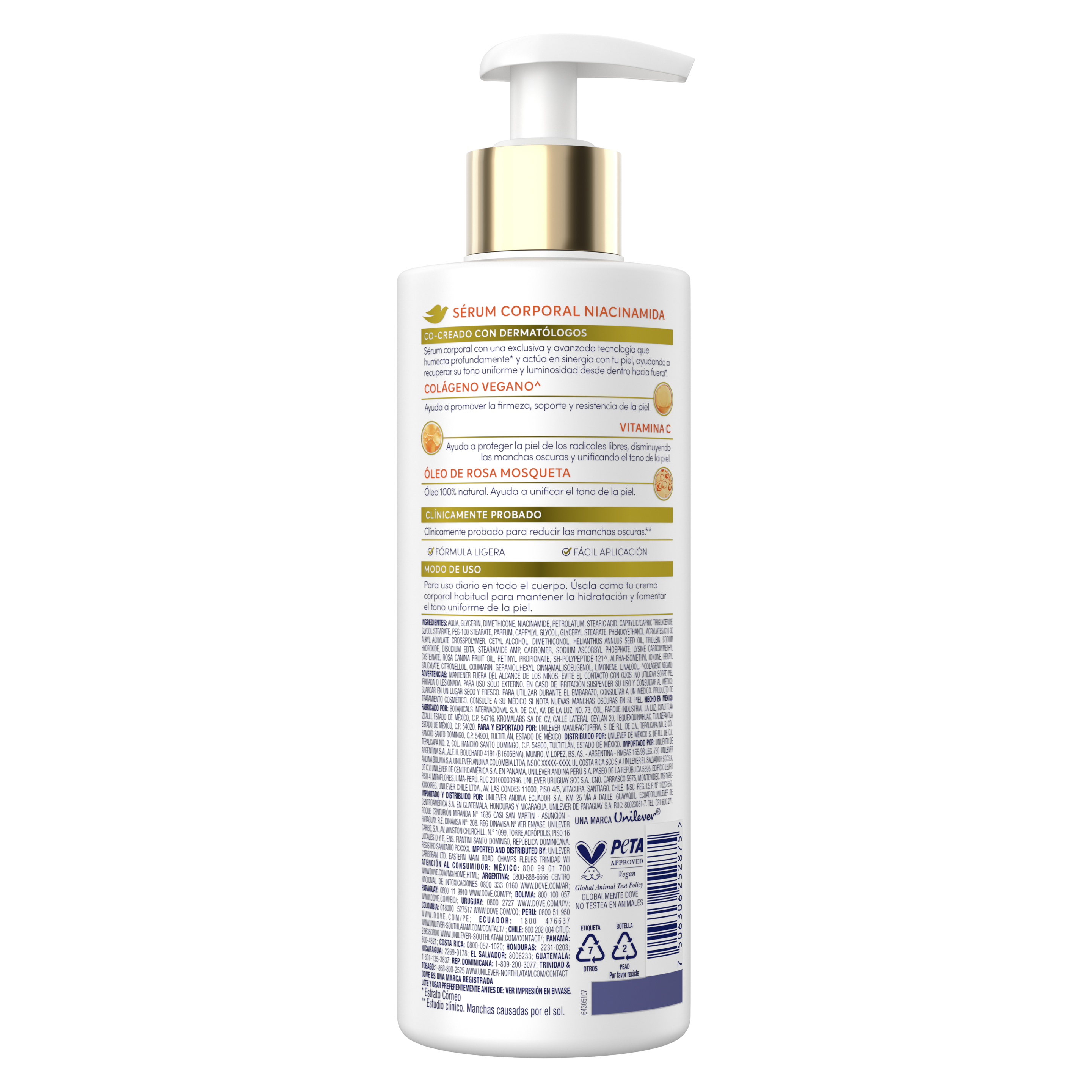 Sérum Corporal Dove Niacinamida 400ml