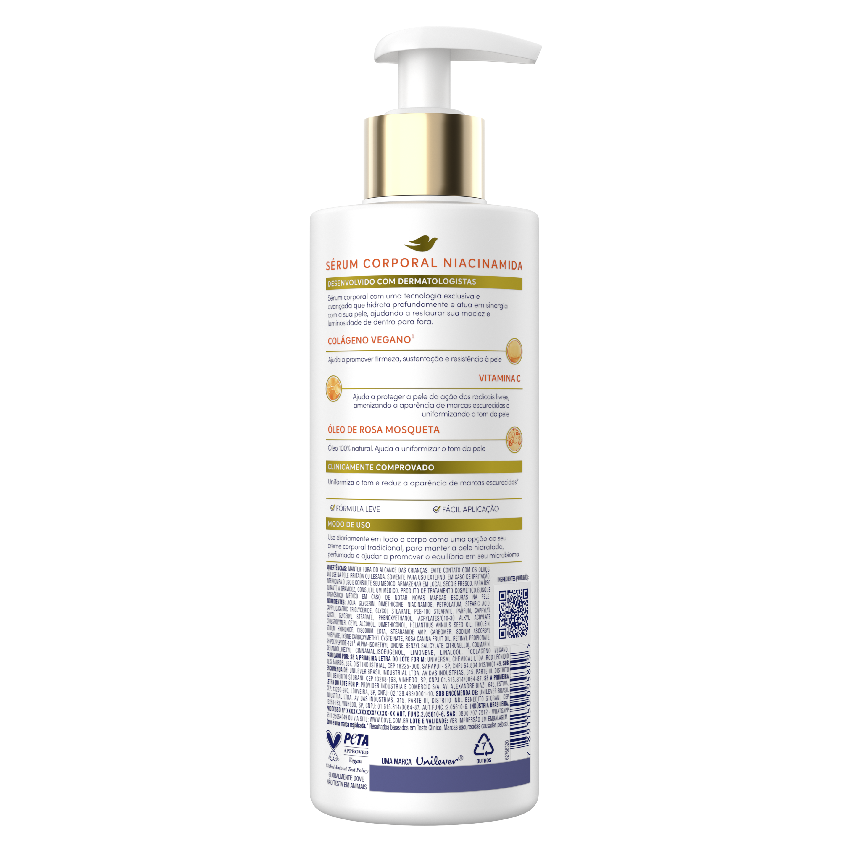 Sérum Corporal Dove Niacinamida + Uniformizador 380 ML