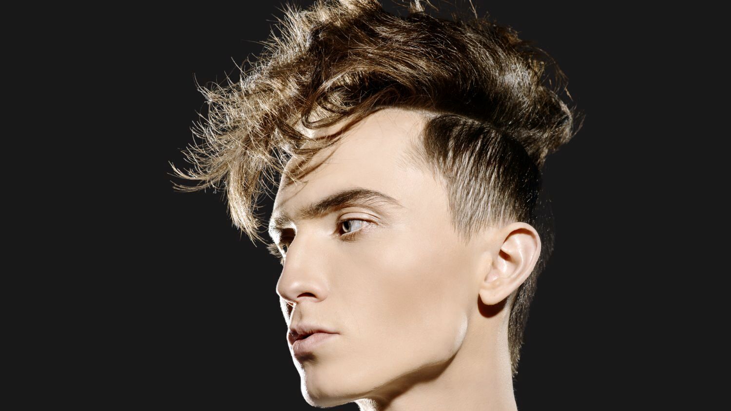 Medium Fade with a Quiff