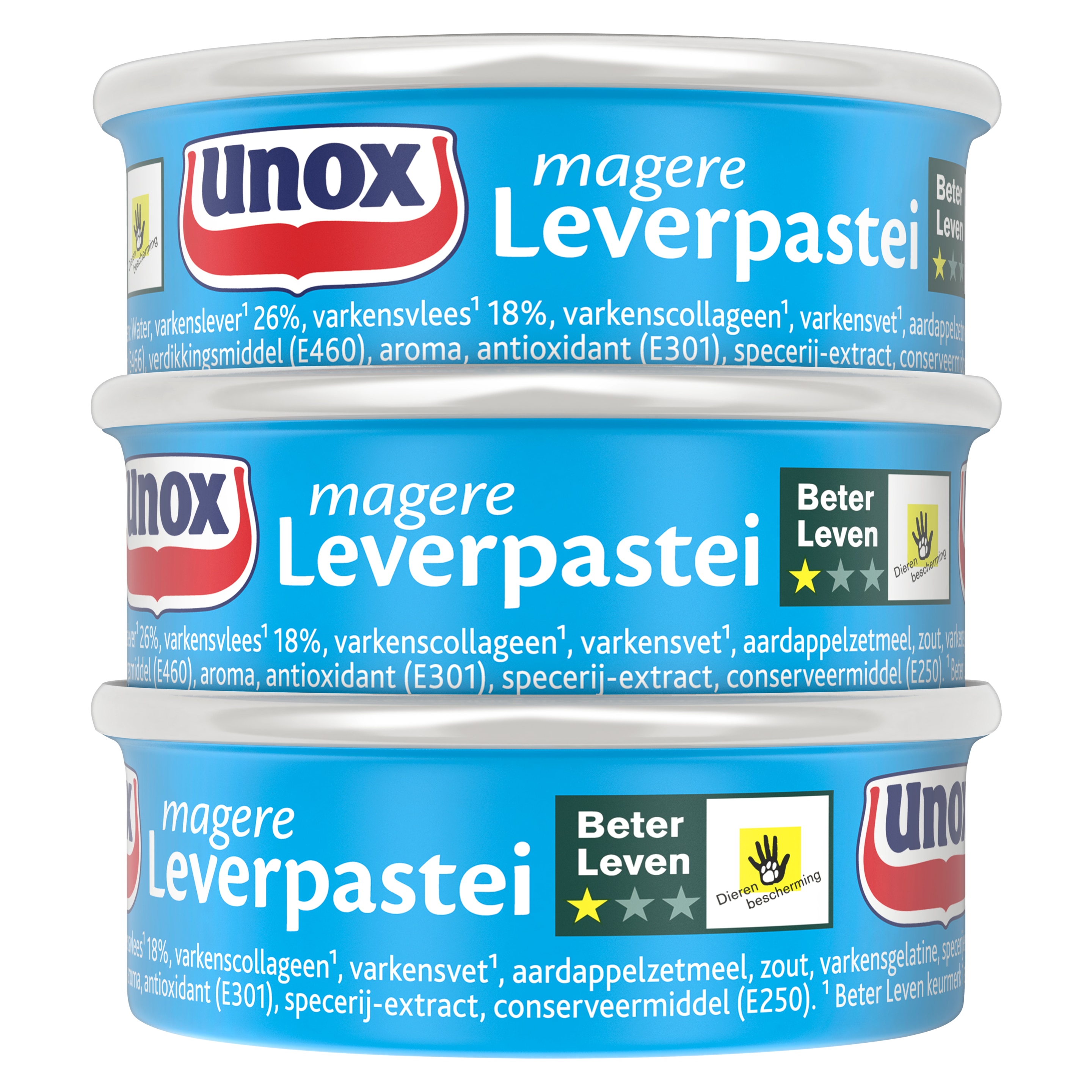 Unox  Leverpastei mager 168 GR packshot