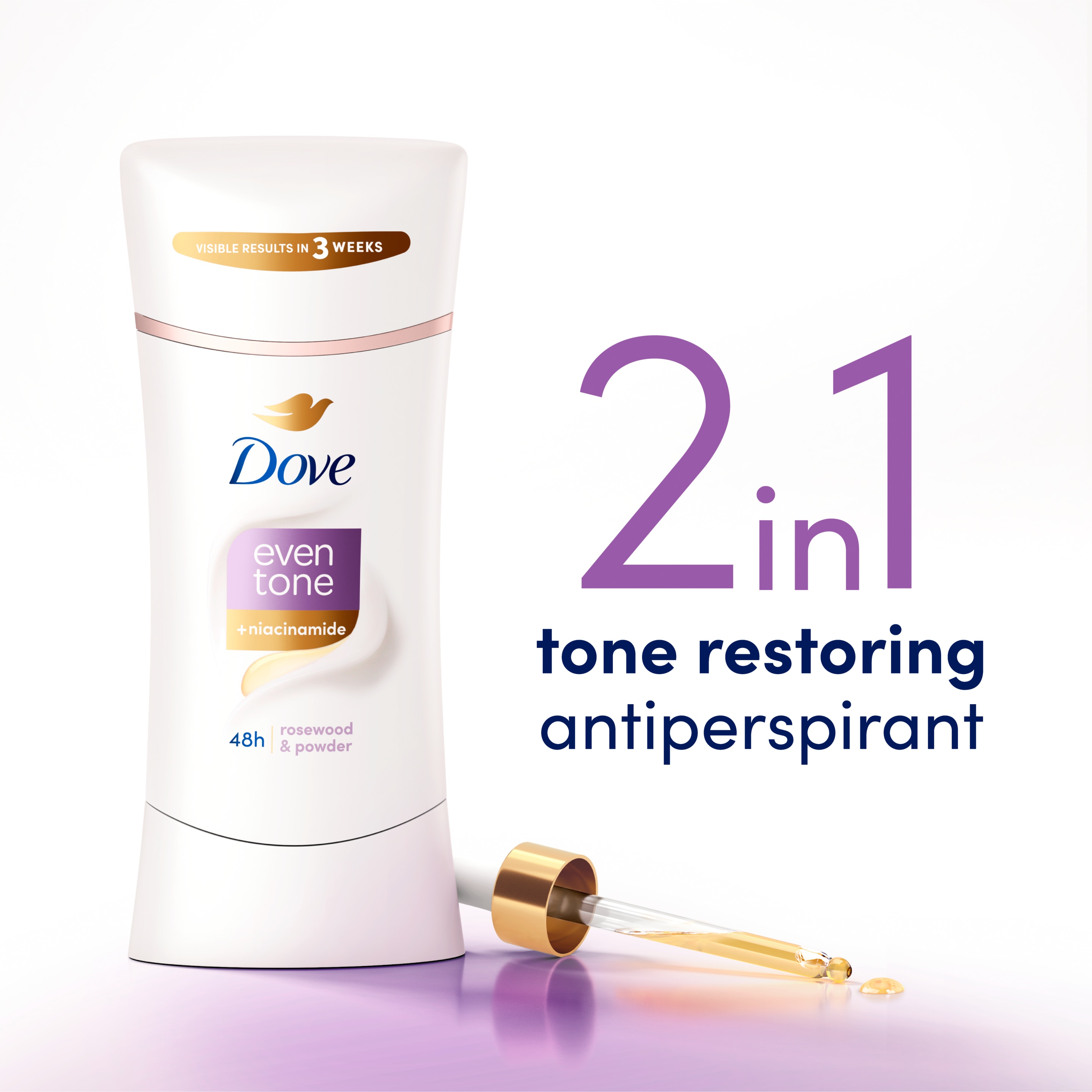 Advanced Care Even Tone Rosewood & Powder Antiperspirant Stick