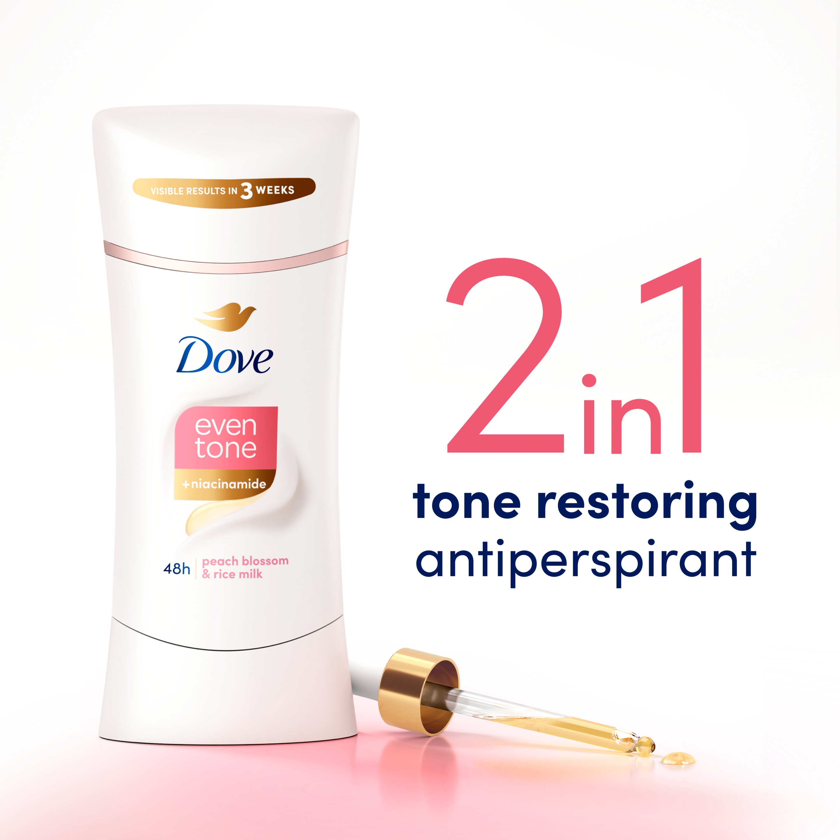 Advanced Care Even Tone Peach Blossom & Rice Milk Antiperspirant Stick