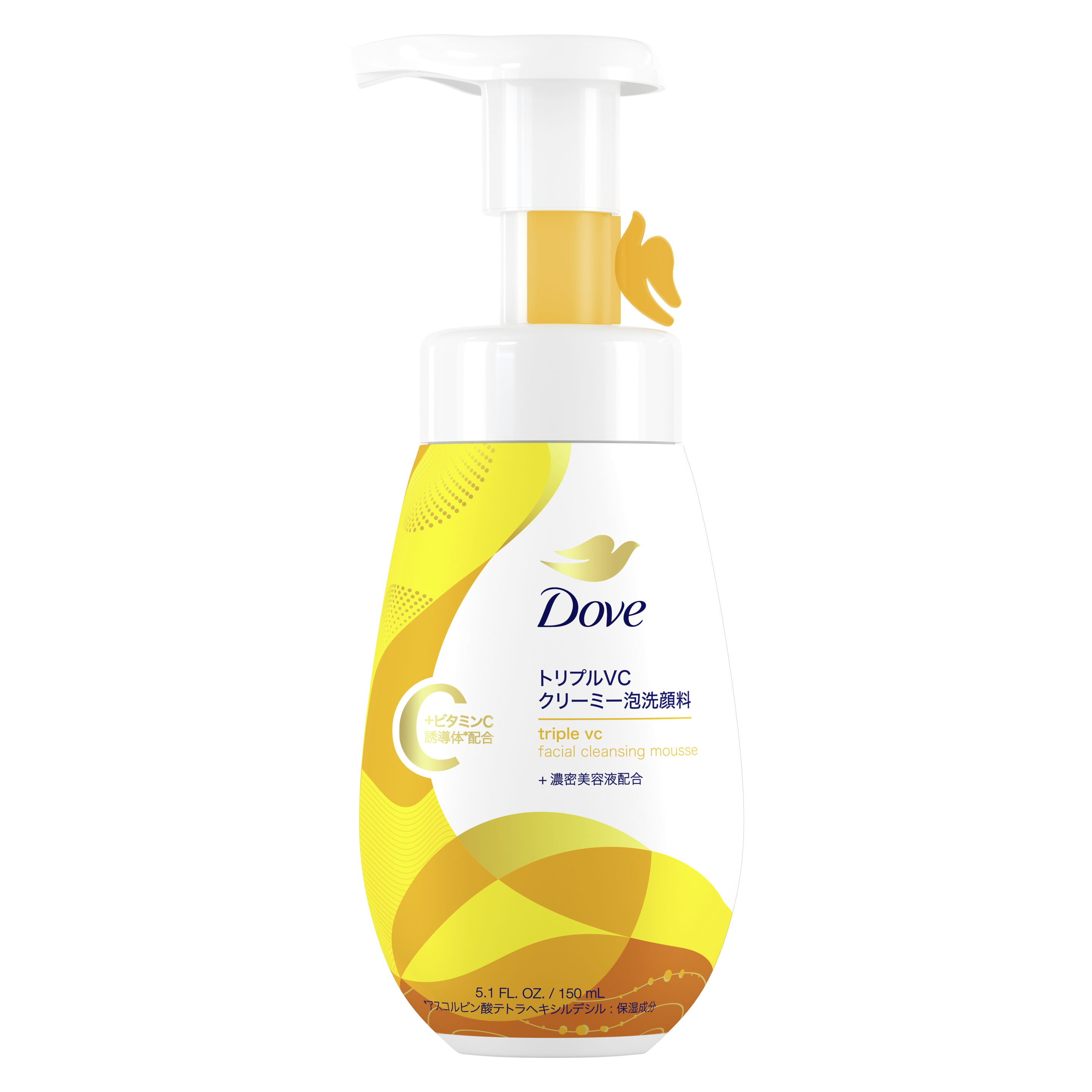 ダヴ トリプルVC クリーミー泡洗顔料 150ml packshot